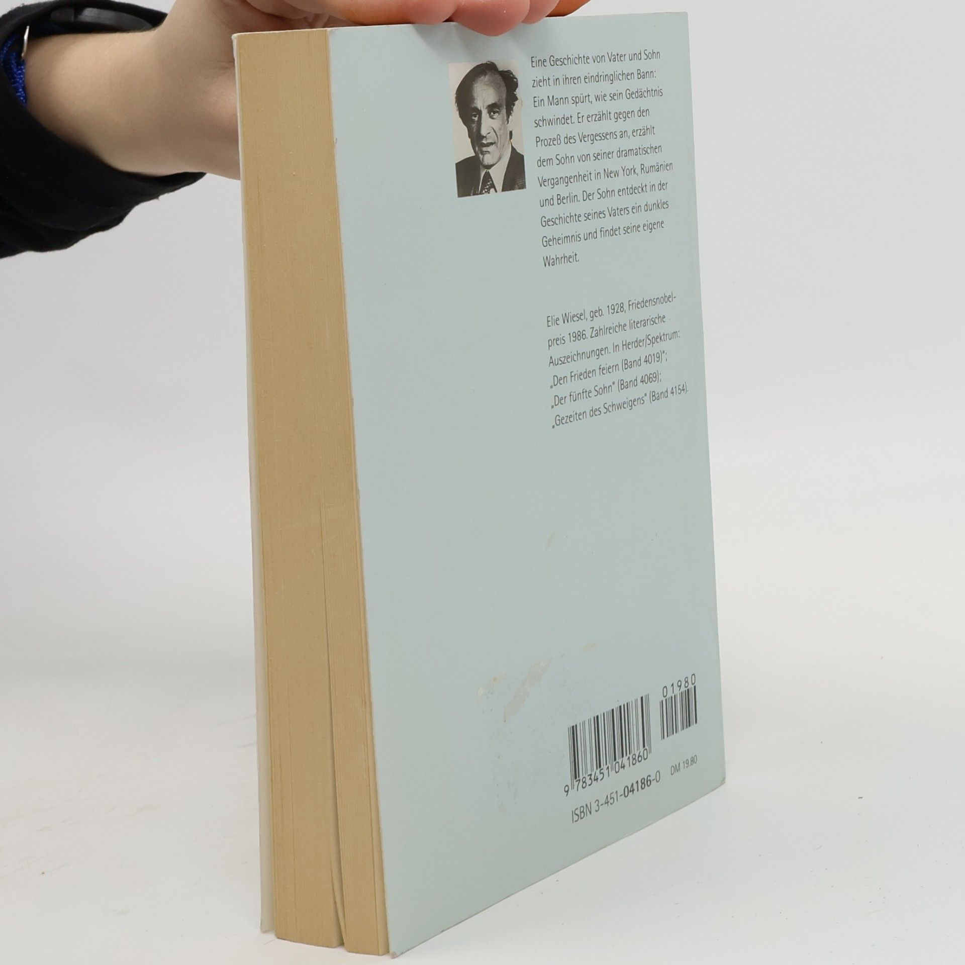 Elie Wiesel Der Vergessene