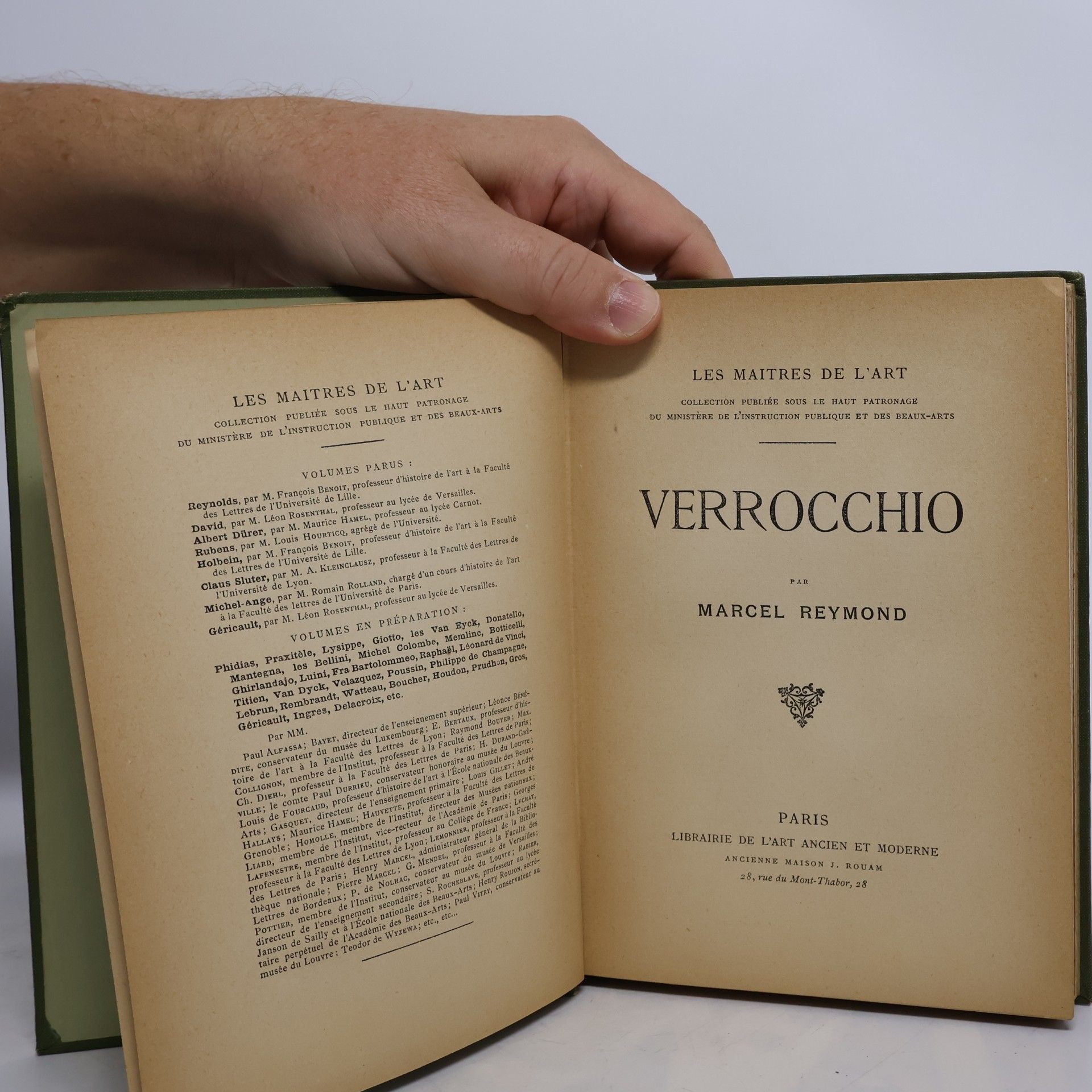 Marcel Reymond Verrocchio