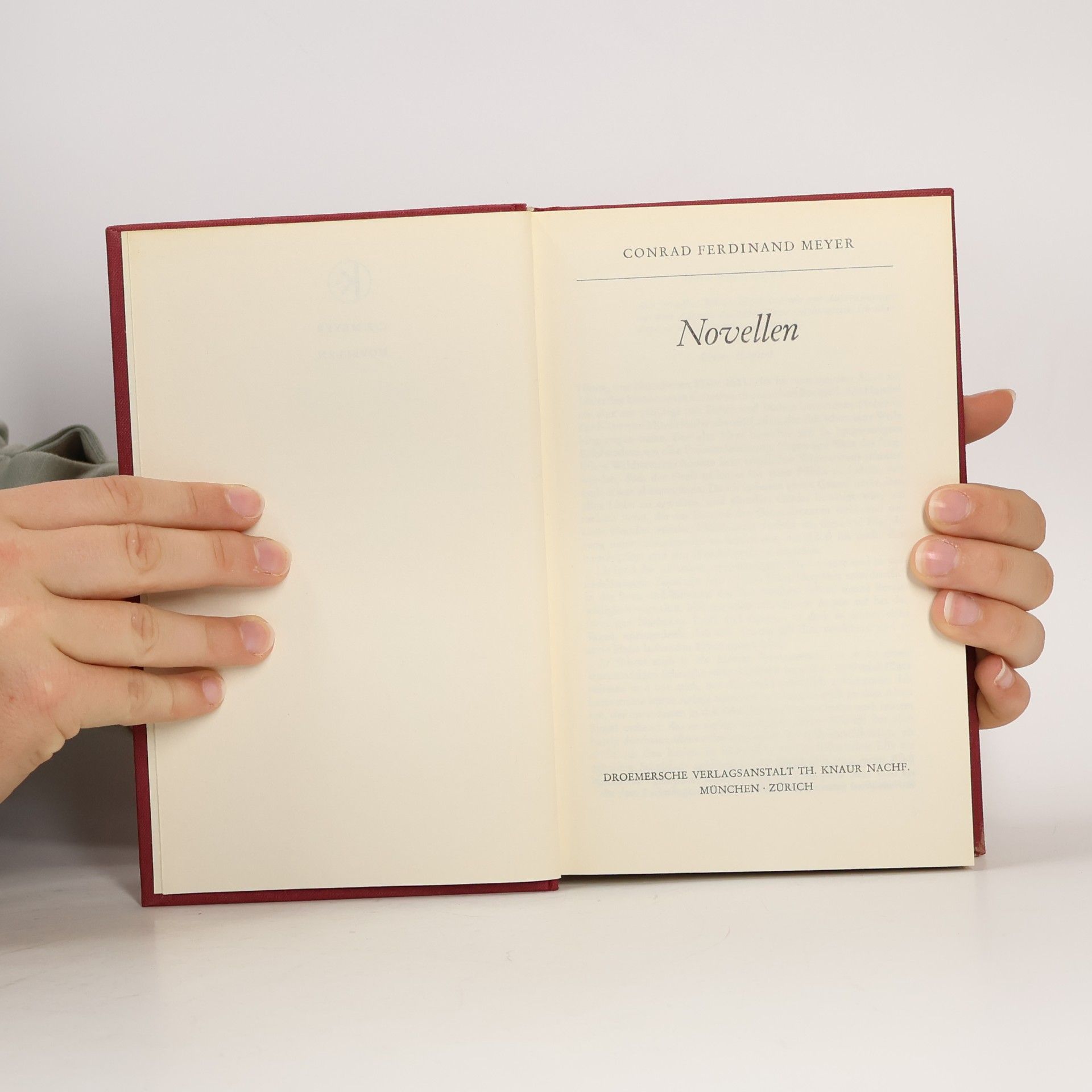 Conrad Ferdinand Meyer Novellen