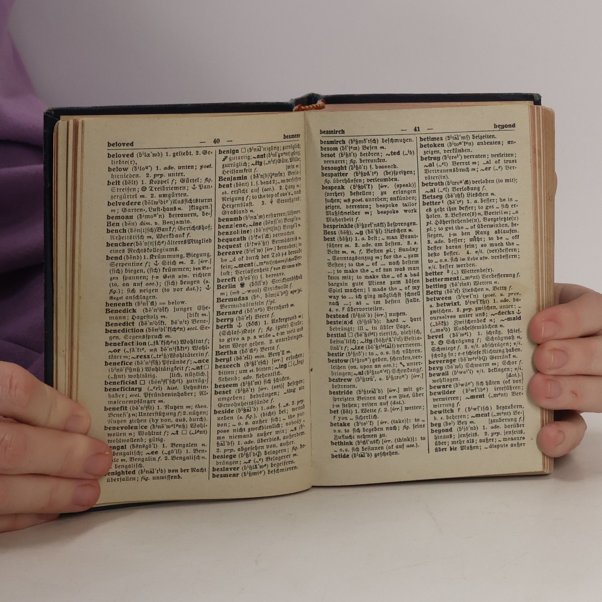 Edmunt Klatt Langenscheidt's English-German and German-English Dictionary