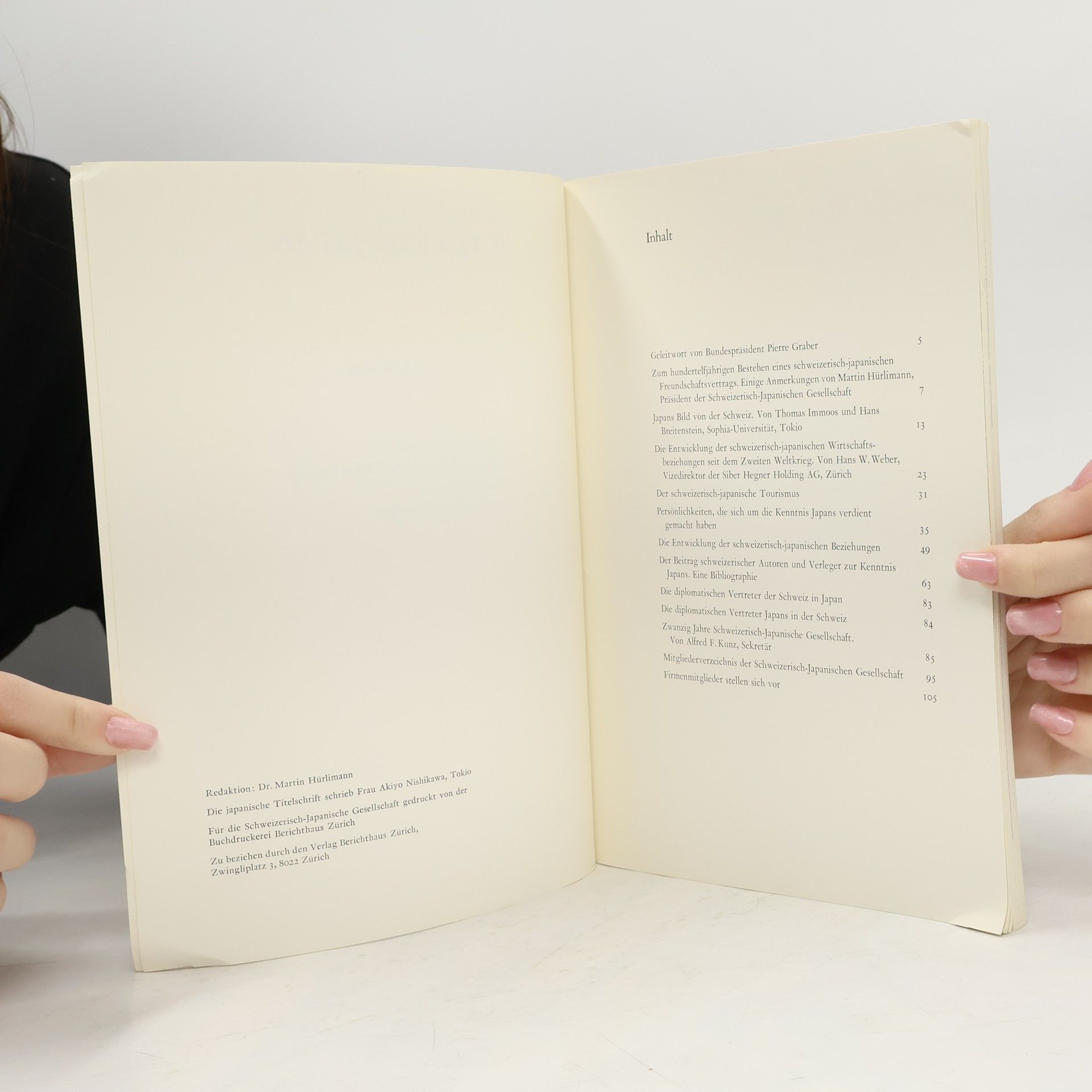 Various authors Schweiz-Japan