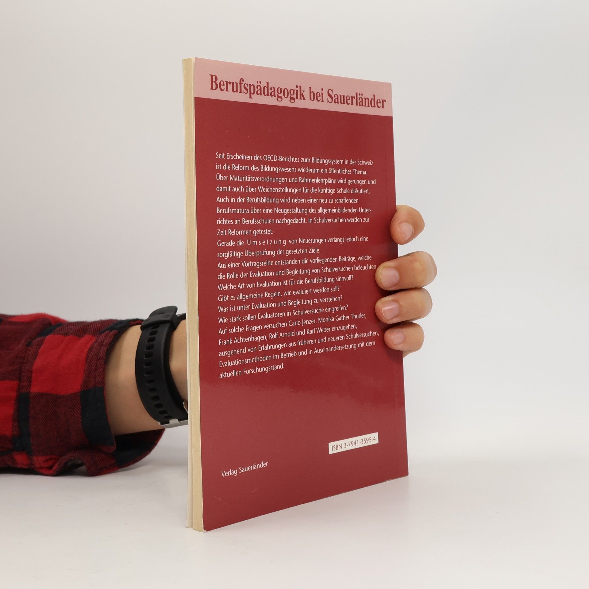 Karl Weber Berufspädagogik: Evaluation in der Berufsbildung