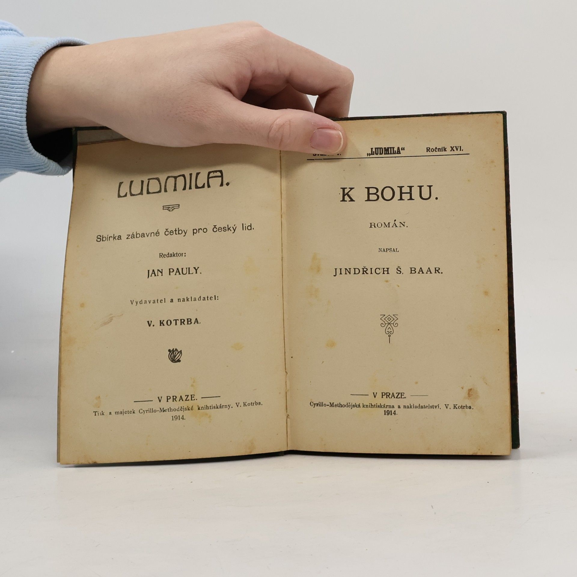 Jindřich Šimon Baar K Bohu