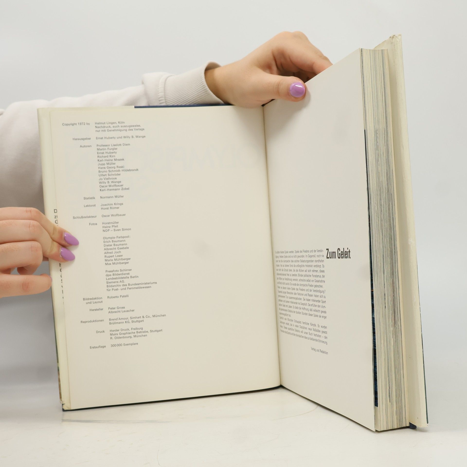 Ernst Huberty Die Olympischen Spiele. München Augsburg. Kiel. Sapporo