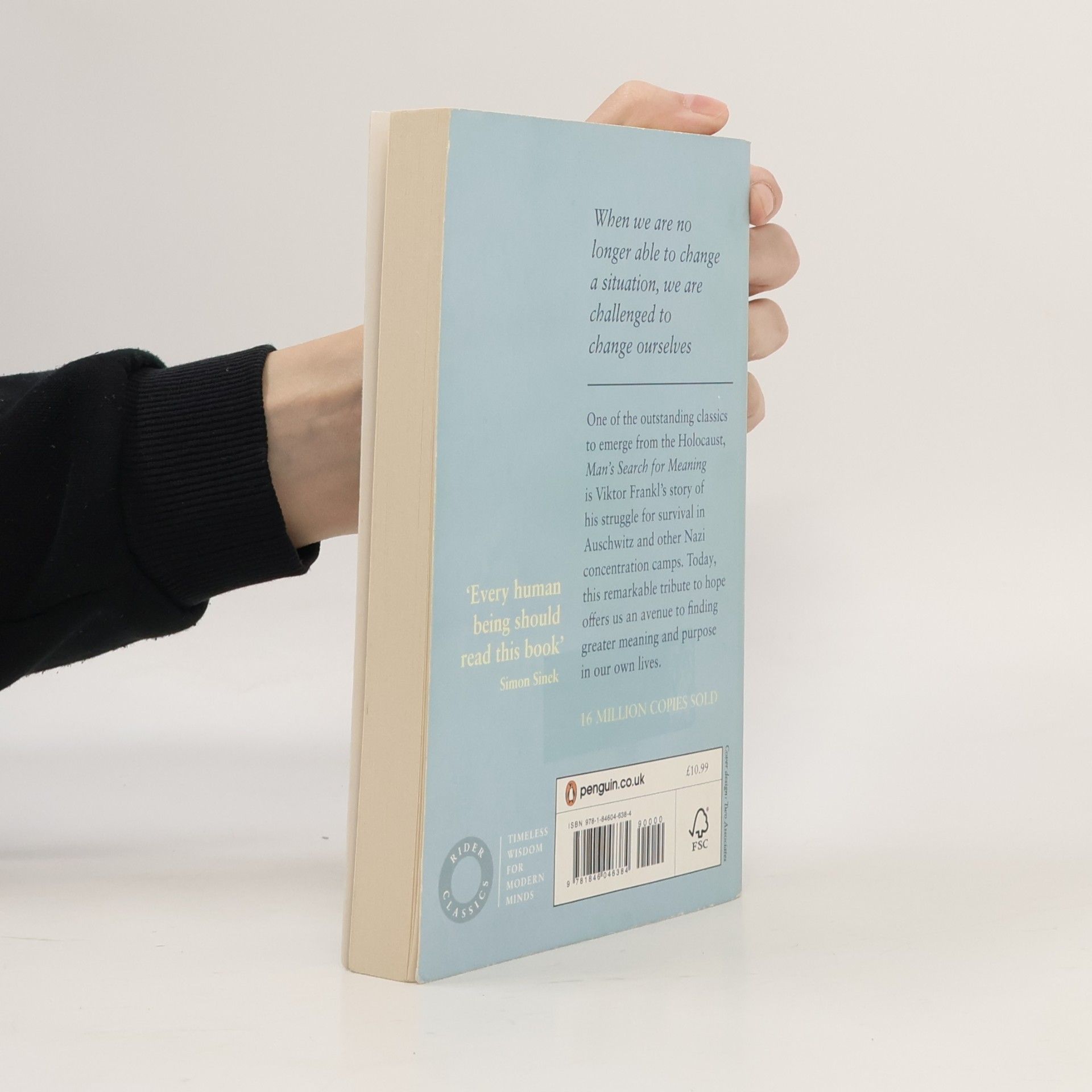 Viktor Frankl Man's search for meaning : the classic tribute to hope from the Holocaust