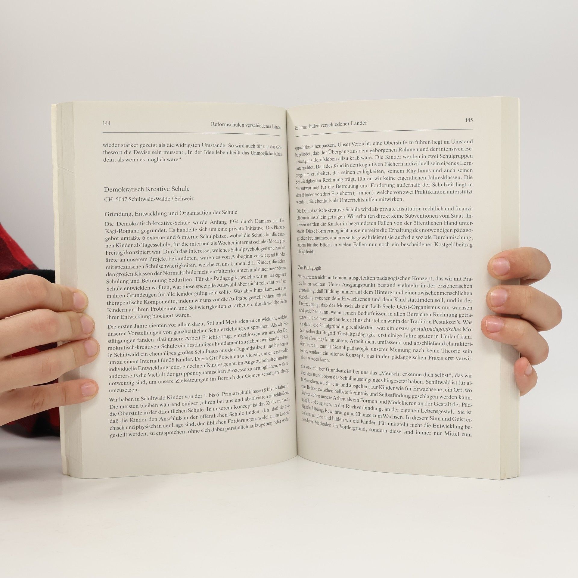 Ehrenhard Skiera Handbuch der reformpädagogischen und alternativen Schulen in Europa