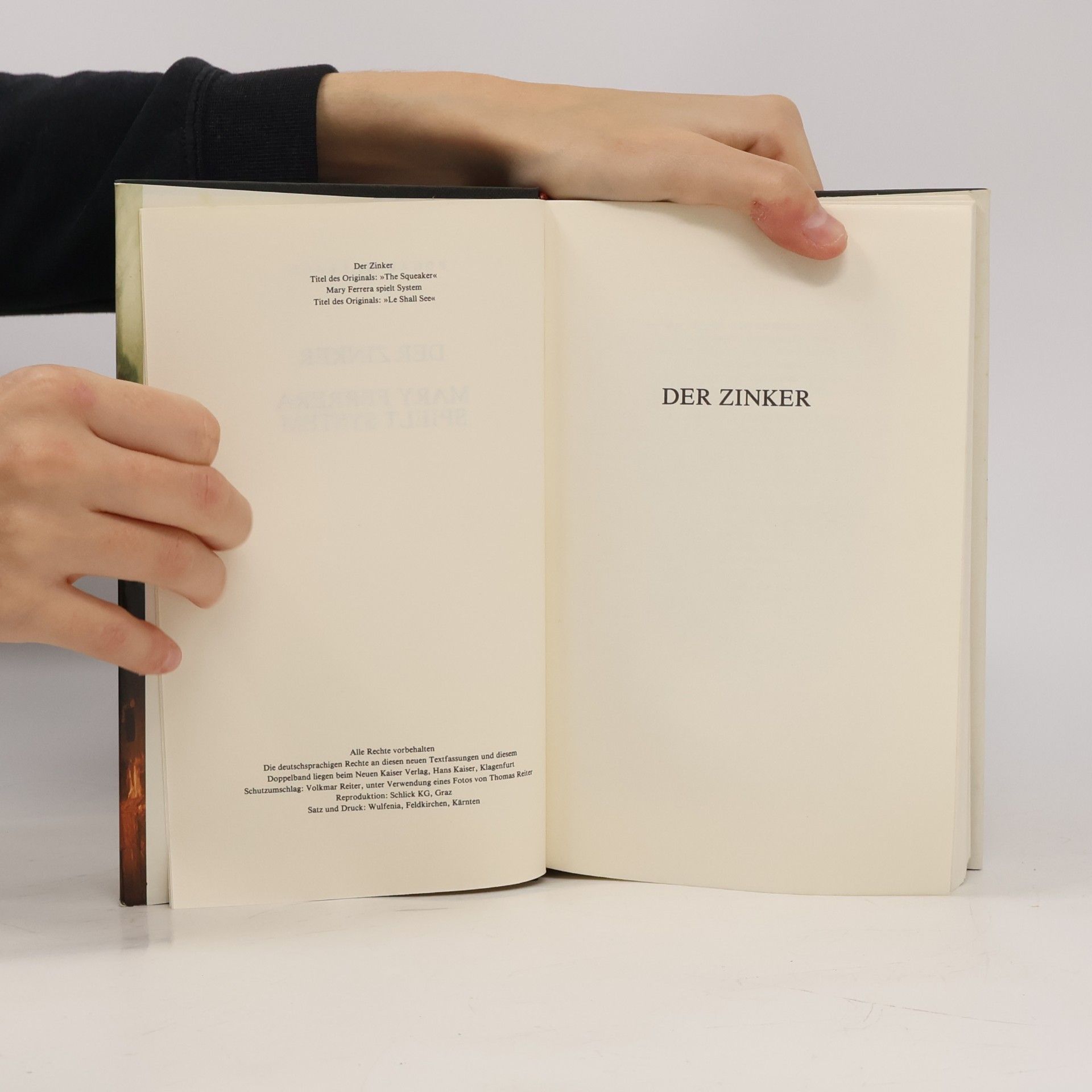 Egar Wallace Der Zinker. Mary Ferrera spielt System