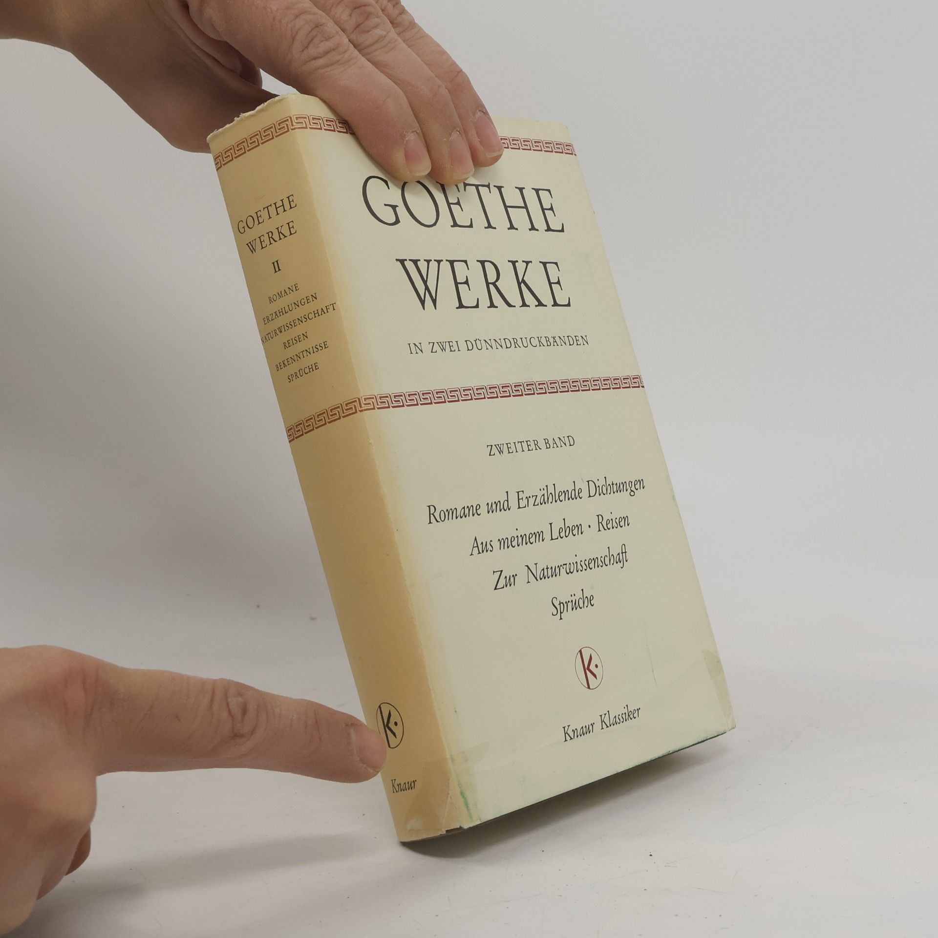 Johann Wolfgang von Goethe Goethes Werke II.