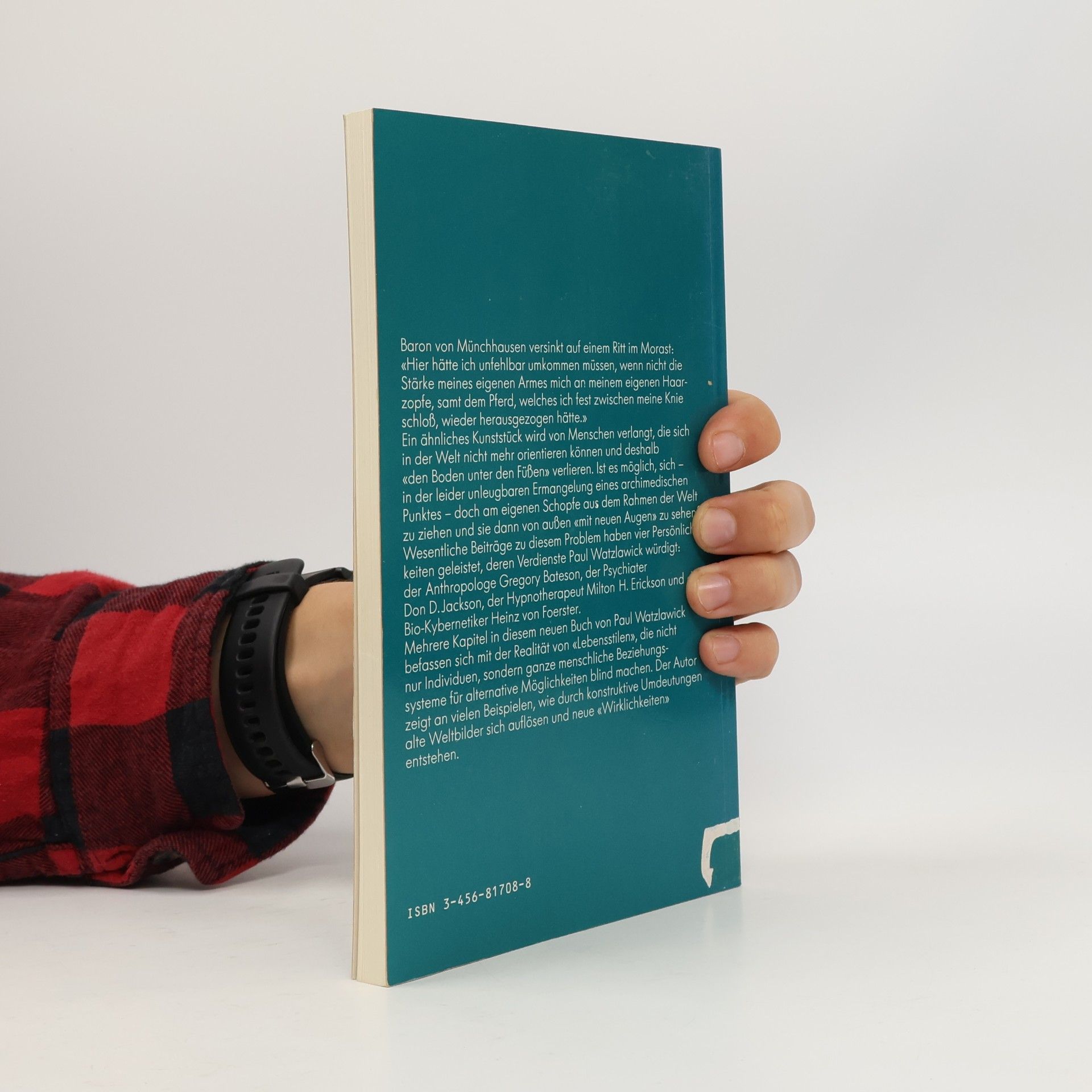Paul Watzlawick Münchhausens Zopf oder Psychotherapie und "Wirklichkeit"