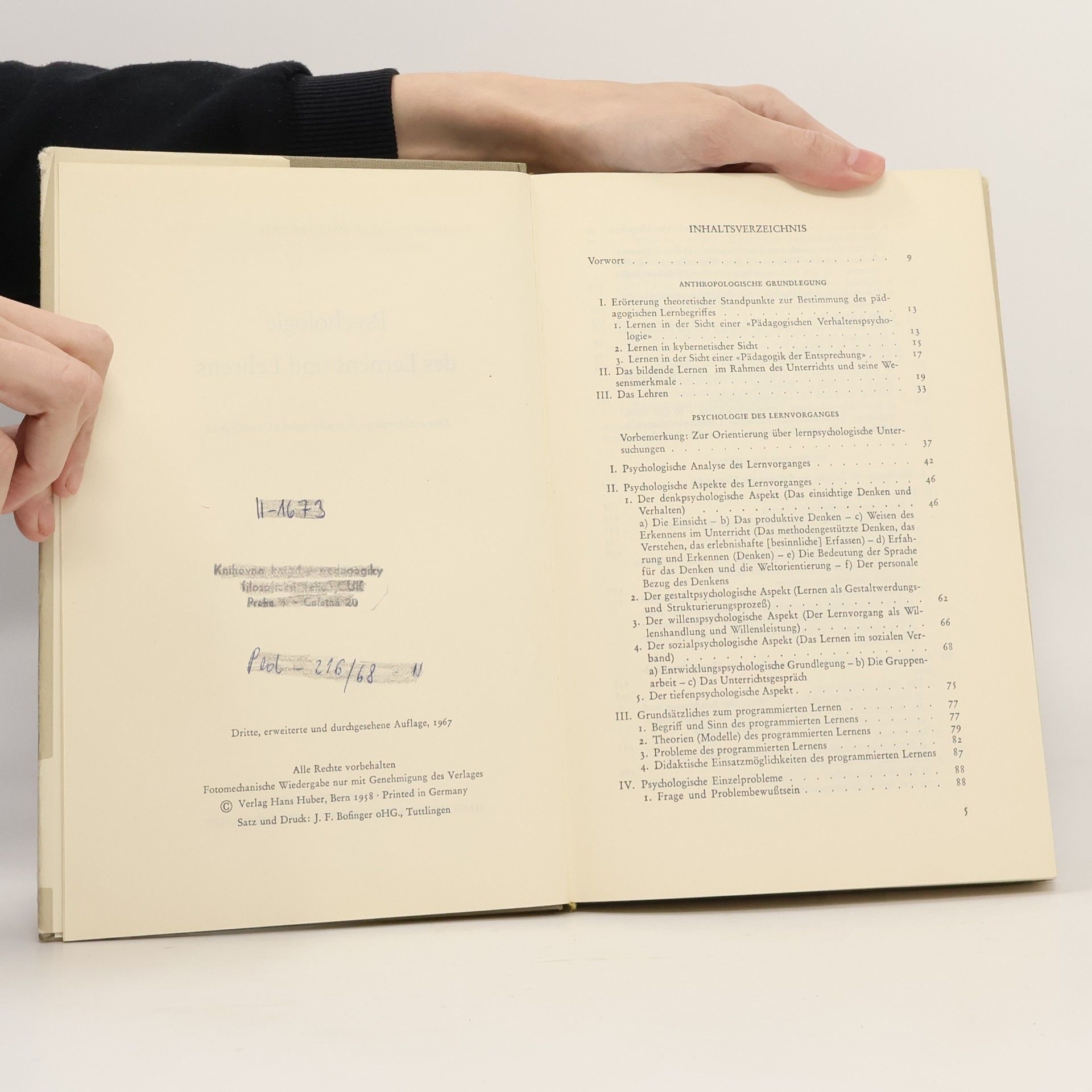 M. J. Hillebrand Psychologie des Lernens und Lehrens
