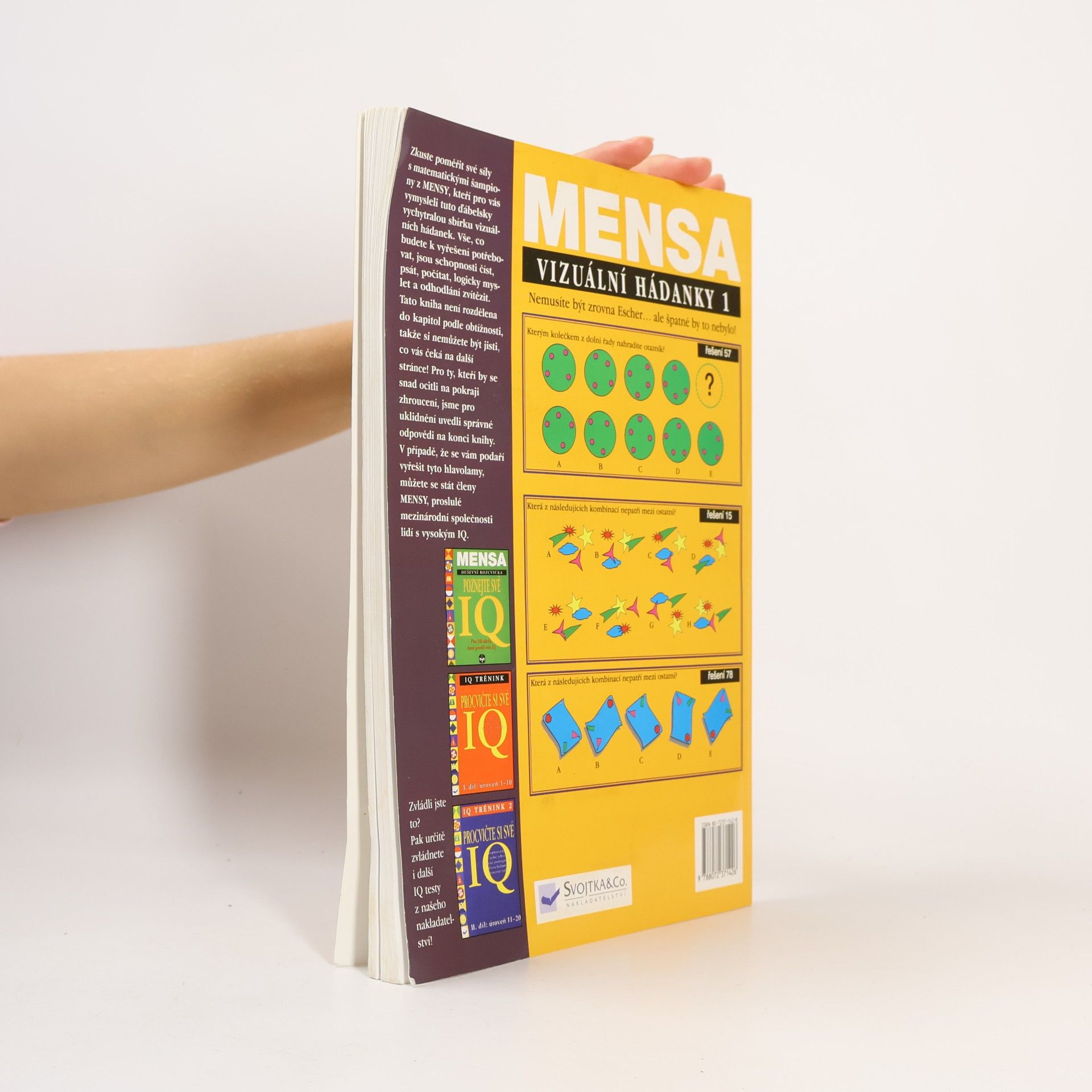 John Bremner Poznejte své IQ: Mensa - vizuální hádanky 1