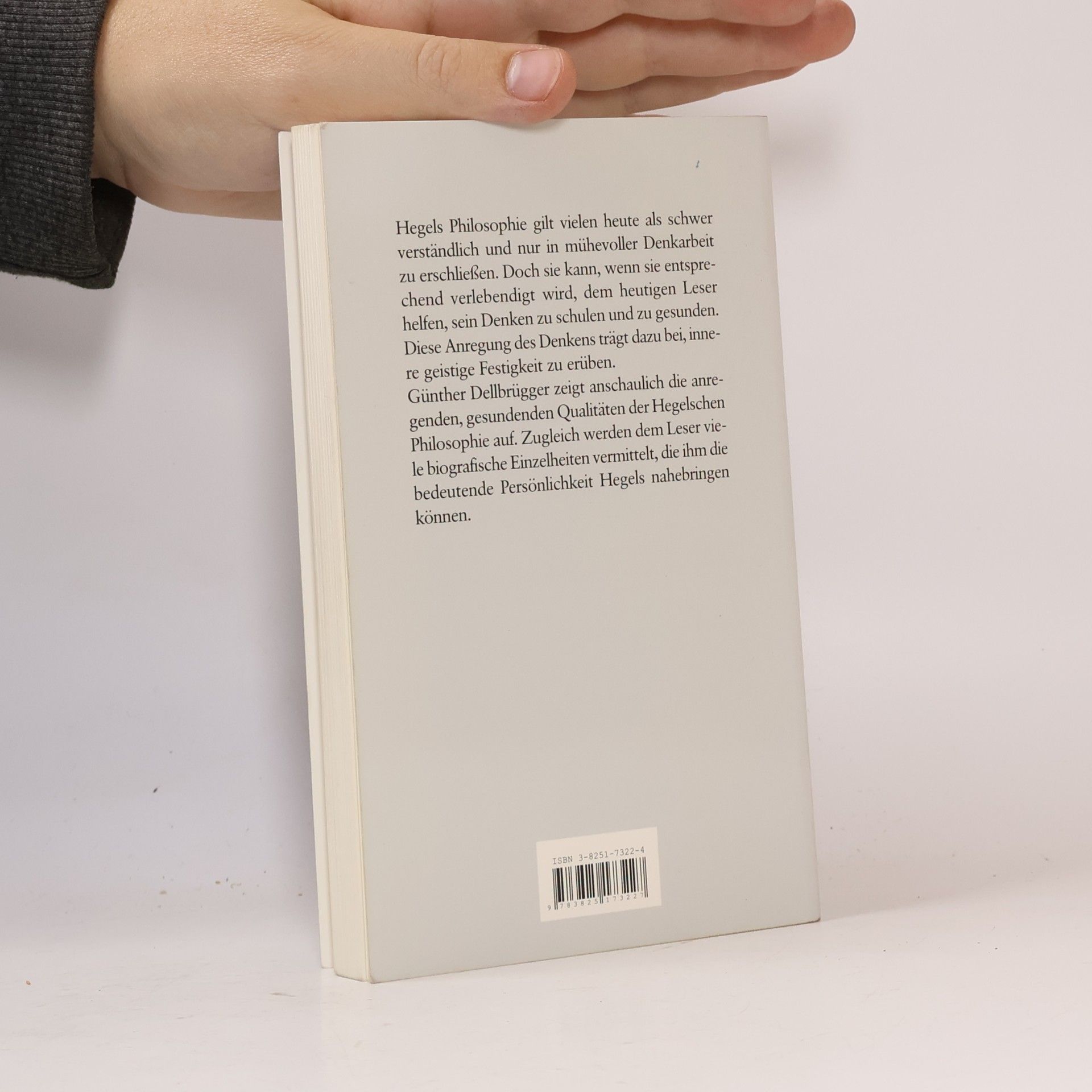 Günther Dellbrügger "Das Erkennen schlägt die Wunde - und heilt sie"