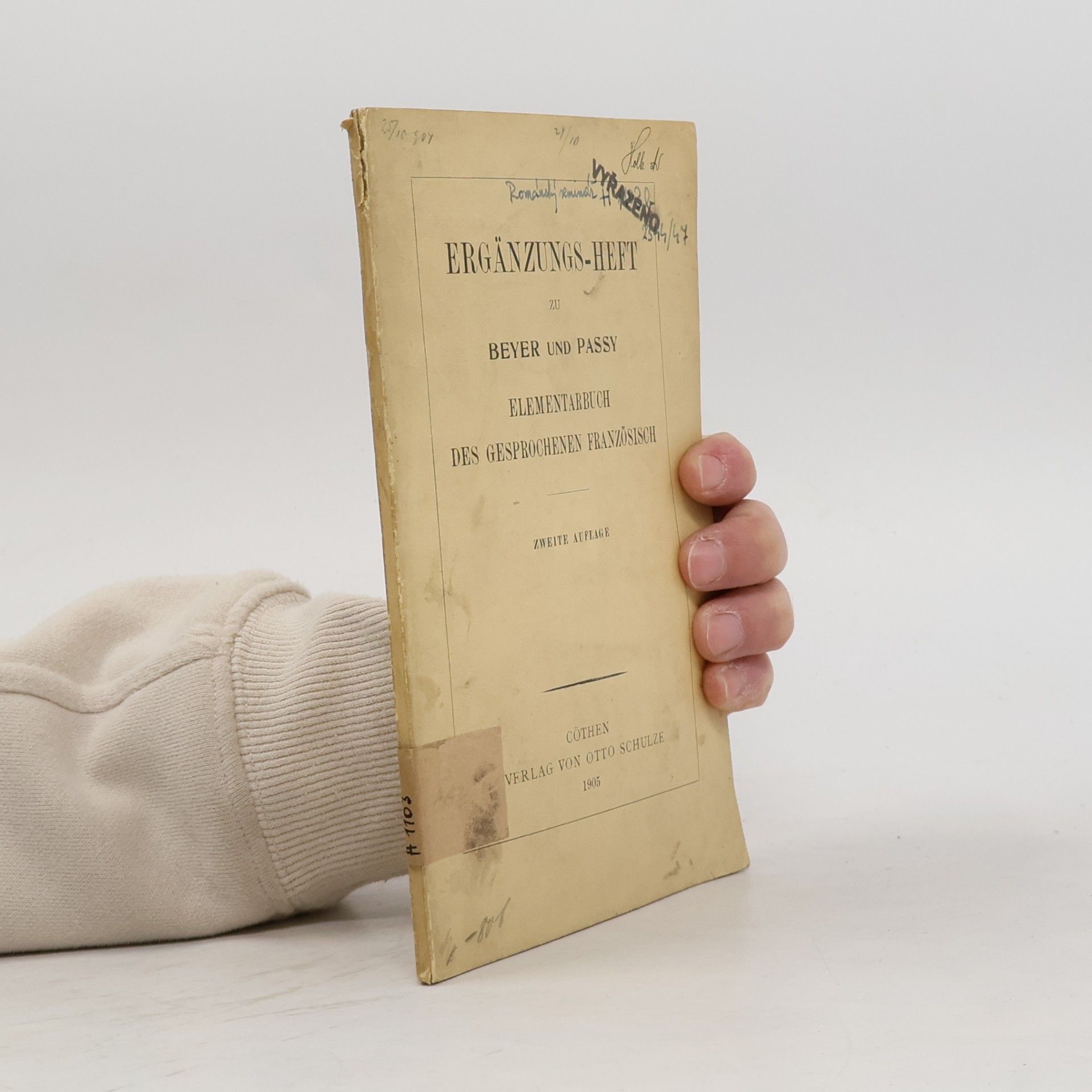 Various authors Ergänzungs-heft zu Beyer und Passy