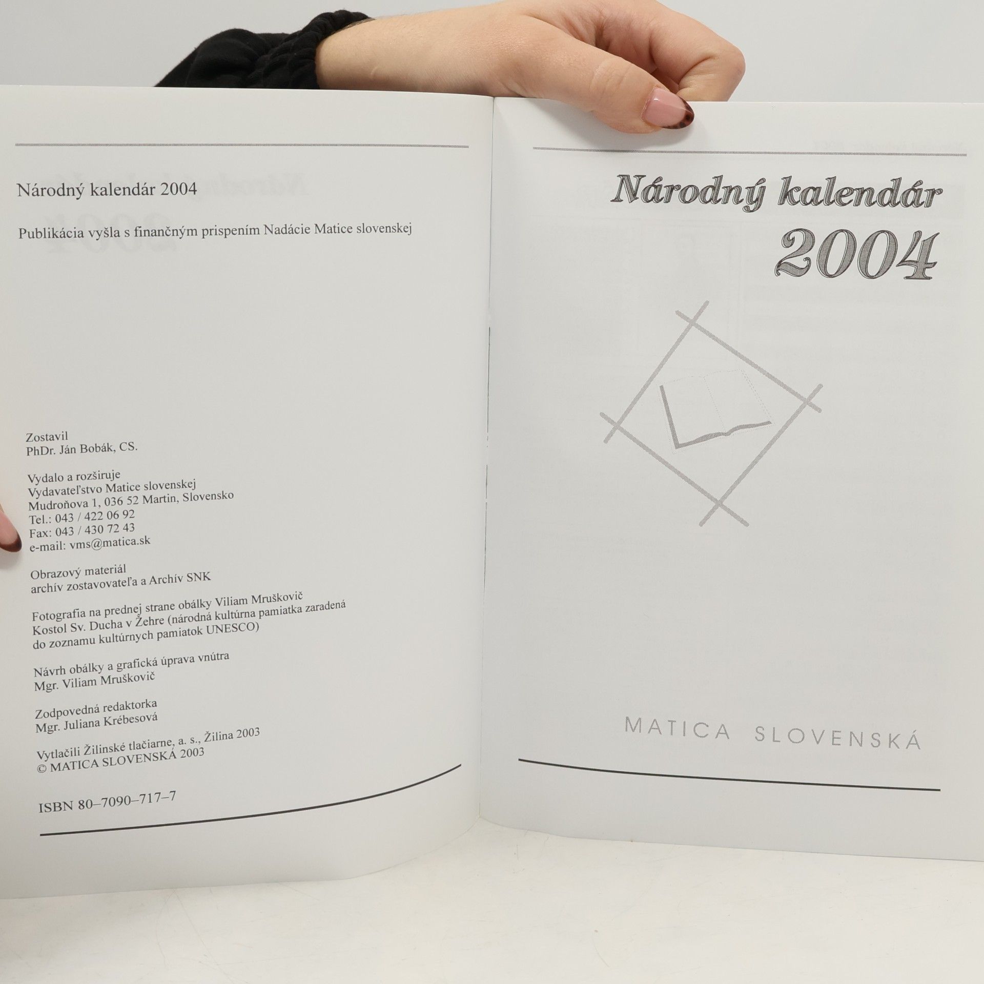 Viliam Mruškovič Národný kalendár 2004
