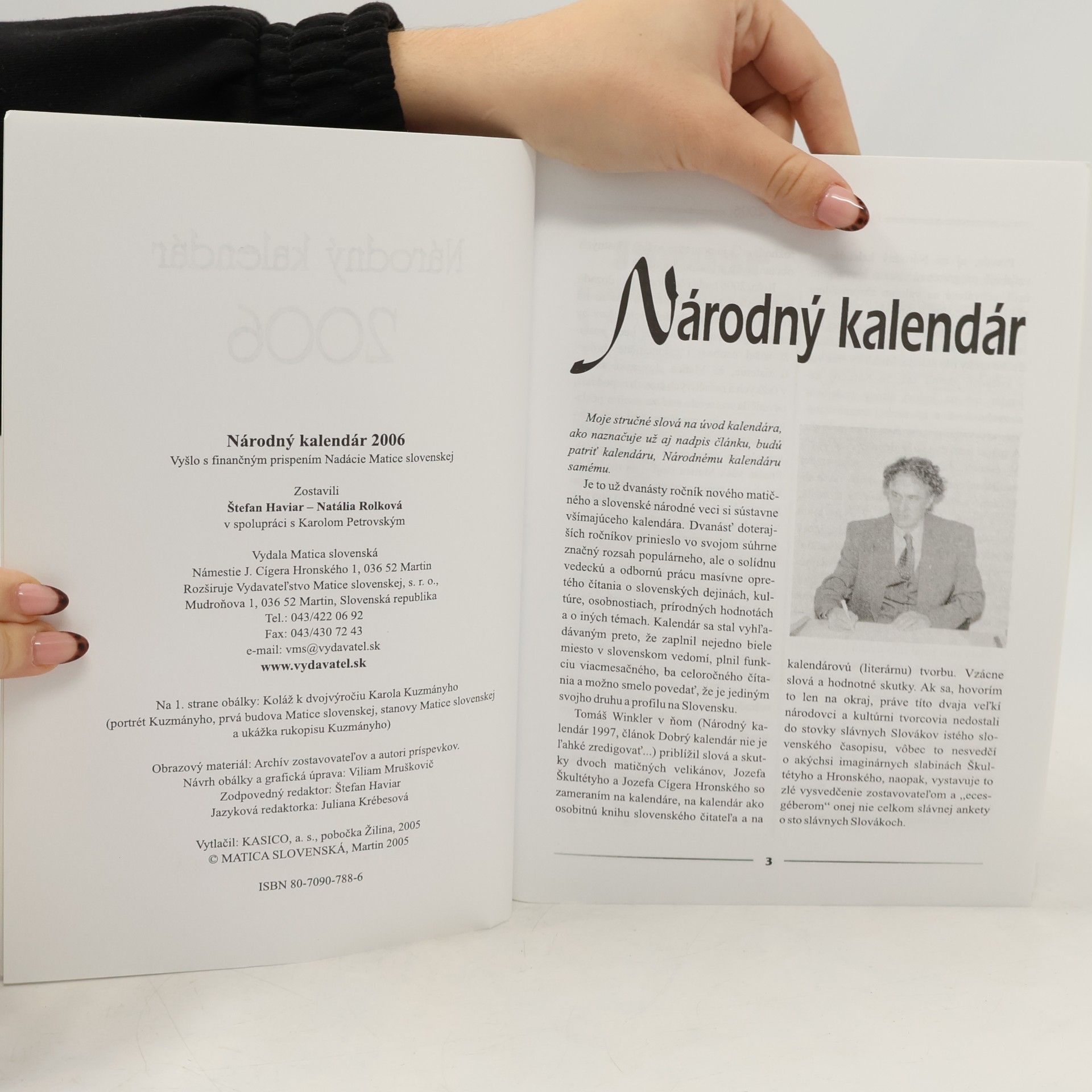 Štefan Haviar Národný kalendár 2006