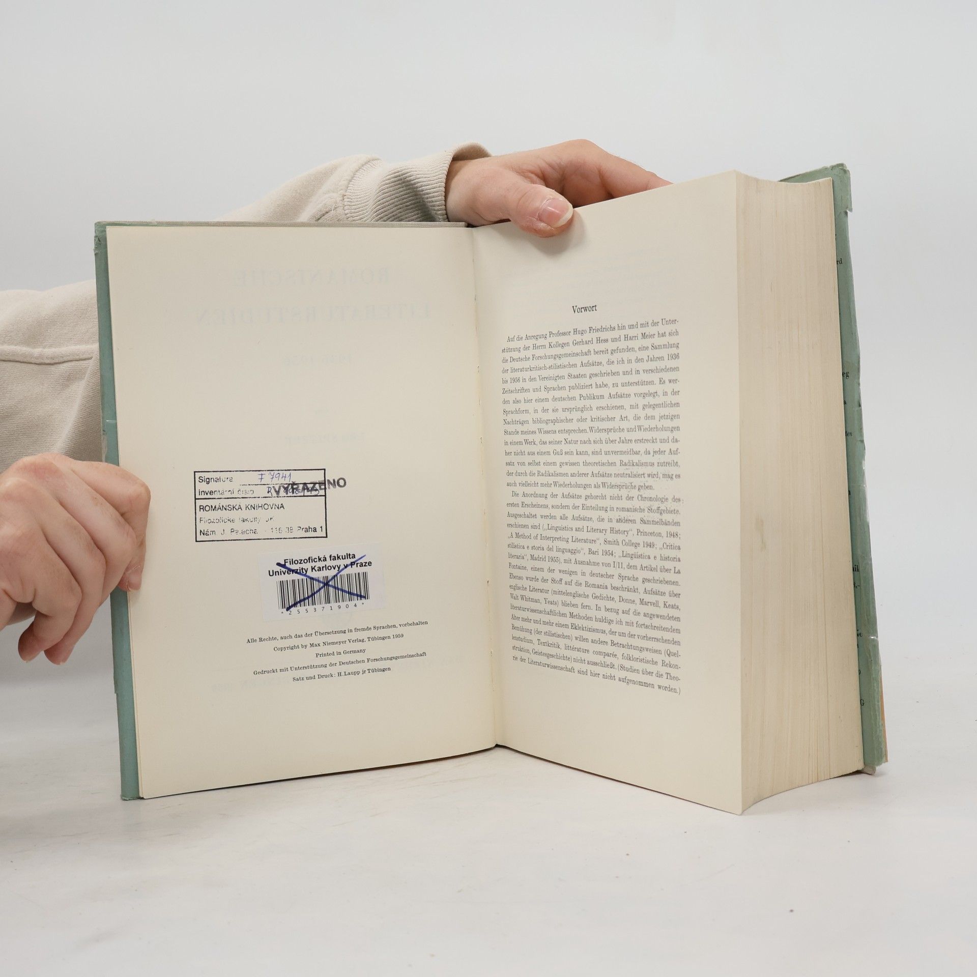 Leo Spitzer Romanische Literaturstudien