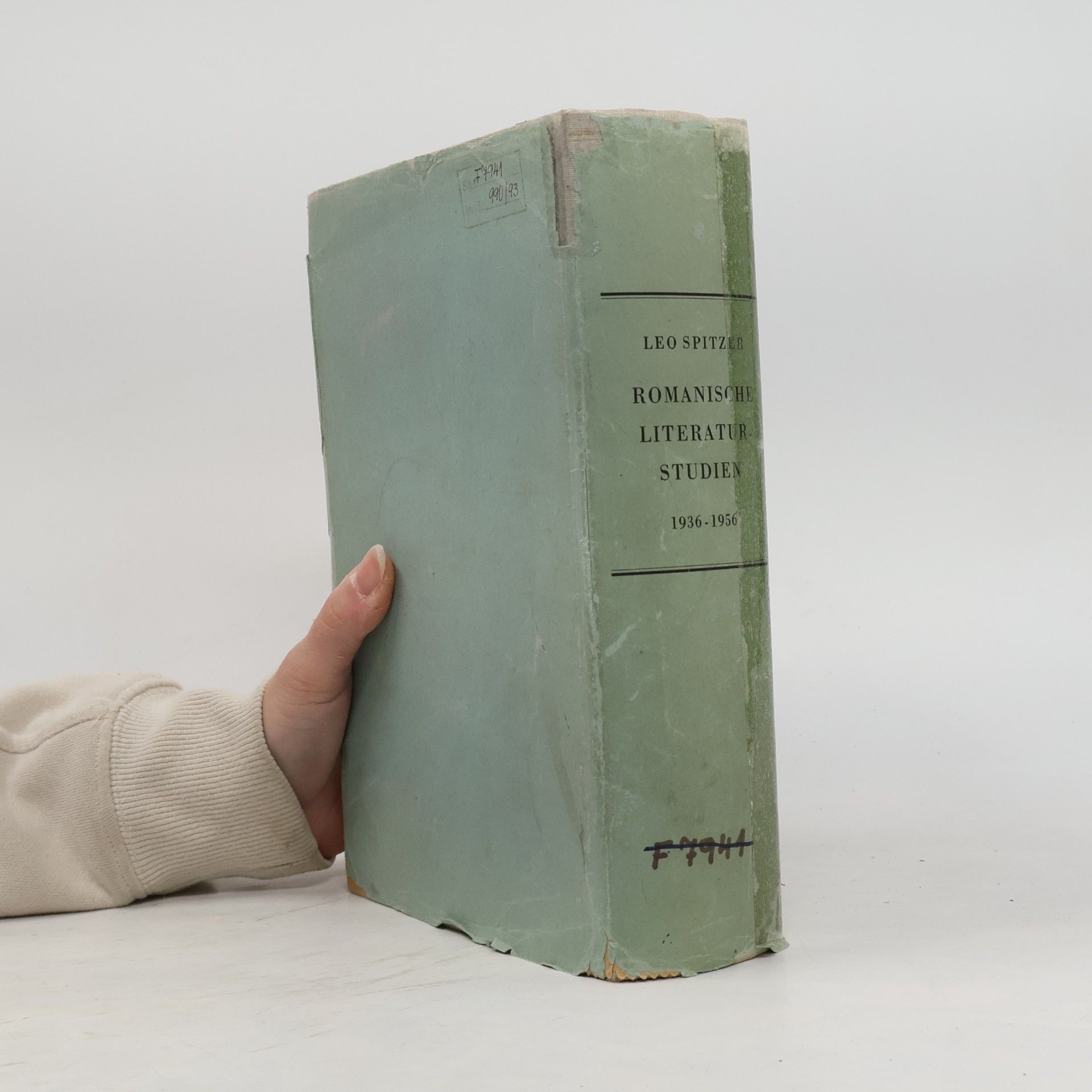 Leo Spitzer Romanische Literaturstudien