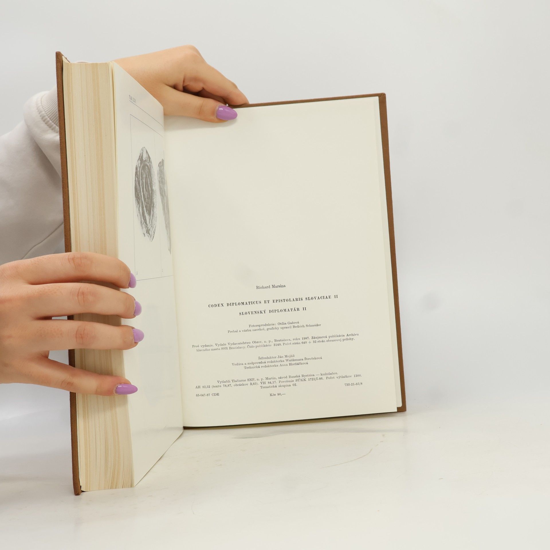 Richard Marsina Codex Diplomaticus et Epistolaris Slovaciae 2