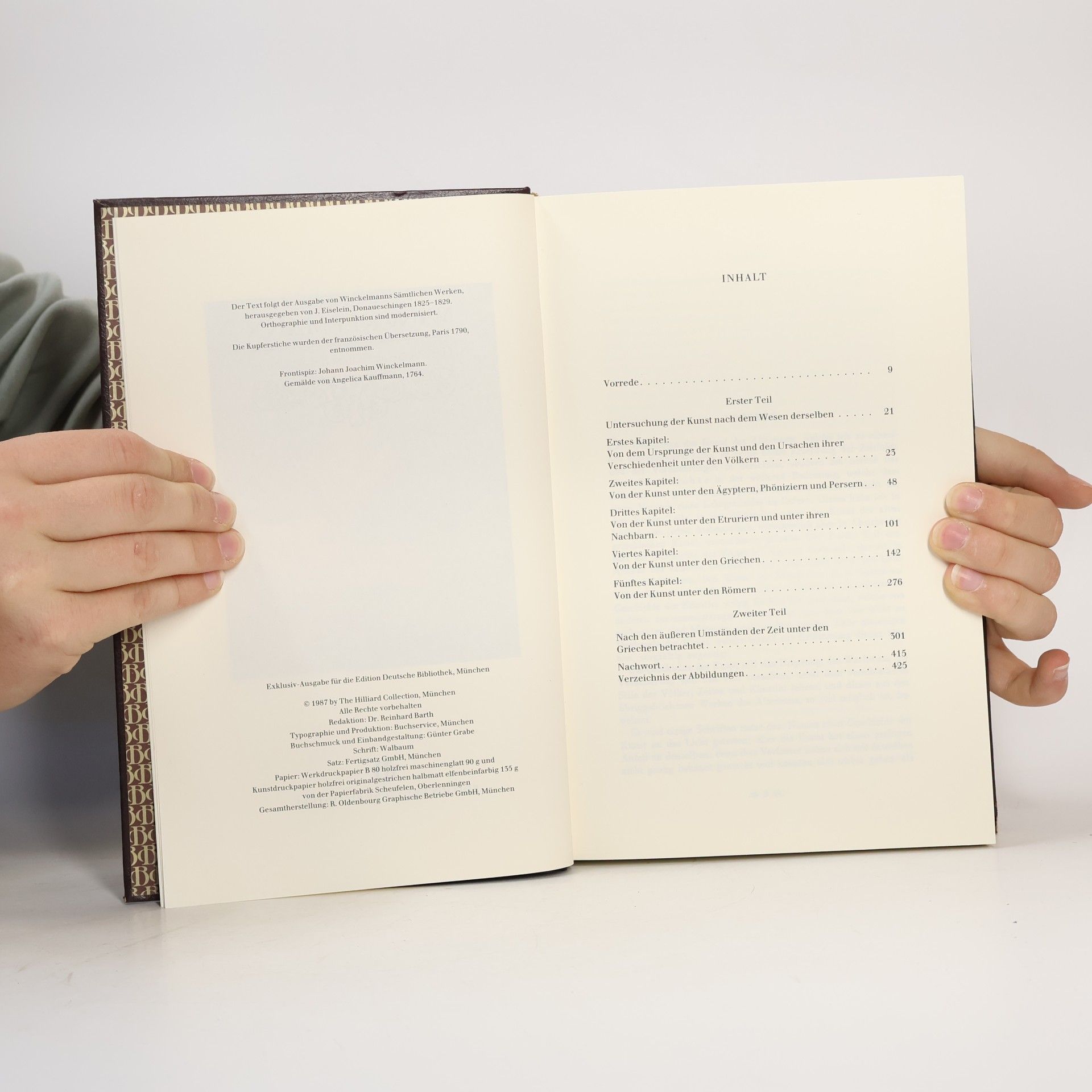 Johann Joachim Winckelmann Geschichte der Kunst des Altertums