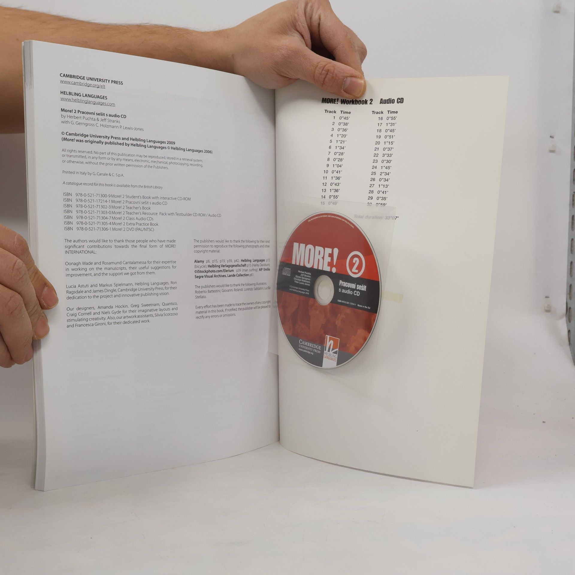 Herbert Puchta More! Level 2 Workbook with Audio CD Czech Edition