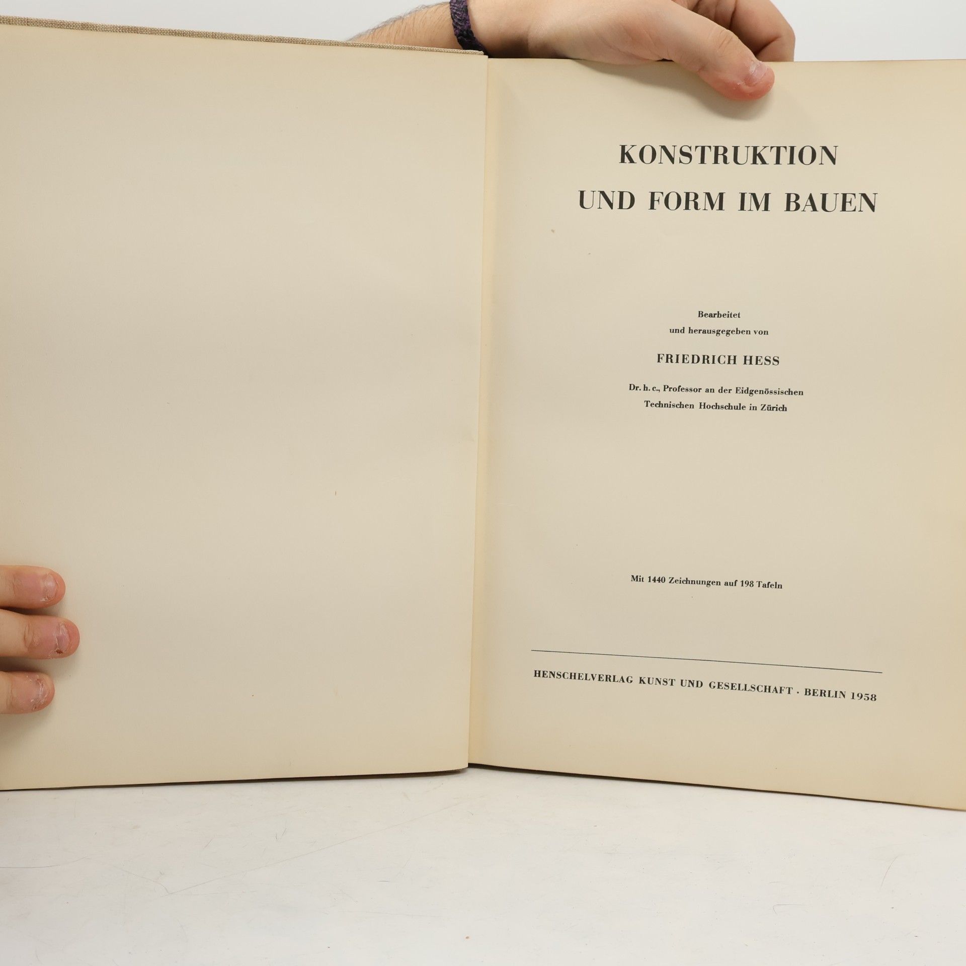 Friedrich Hesse Konstruktion und Form im Bauen