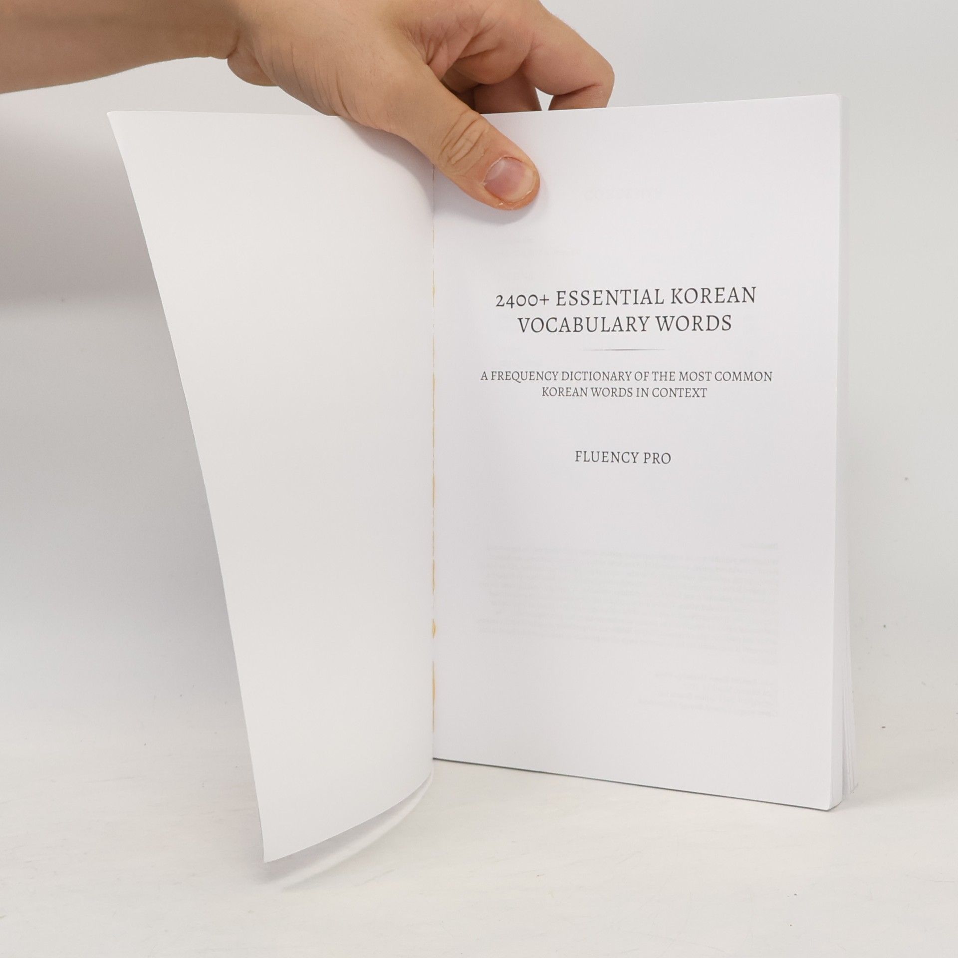 Various authors 2400+ Essential Korean Vocabulary Words