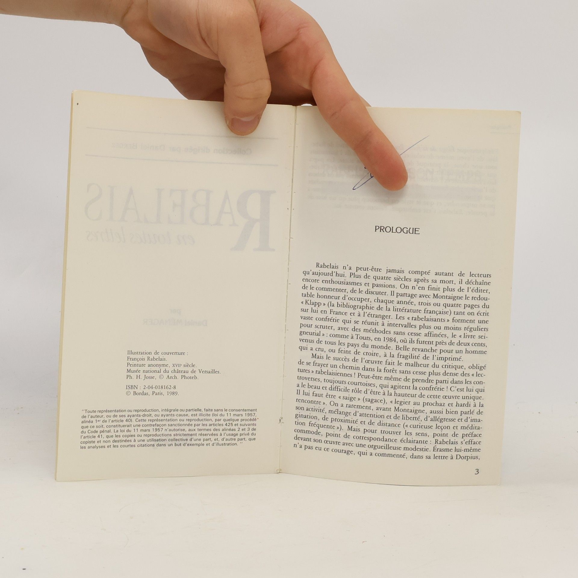Daniel Ménager Rabelais en toutes lettres