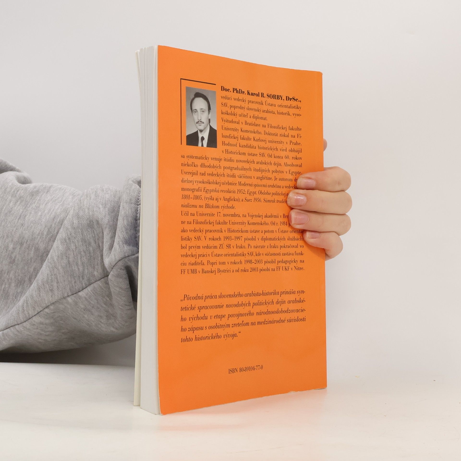 Karol R. Sorby Arabský východ (1945 - 1958)