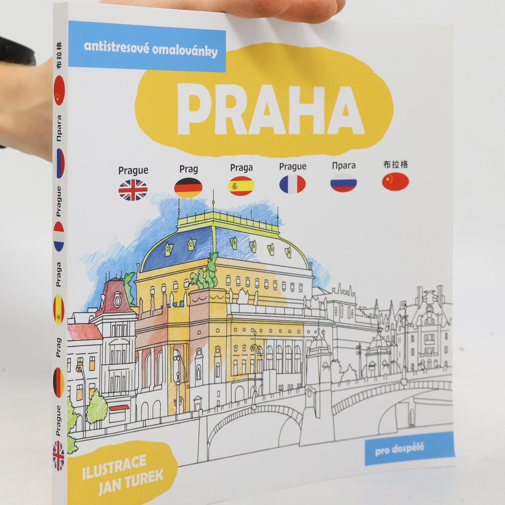 Praha. Antistresové omalovánky pro dospělé