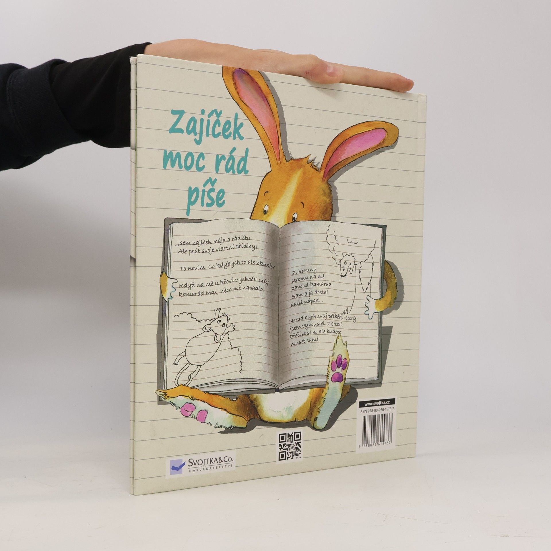 Peter Bently Zajíček moc rád píše