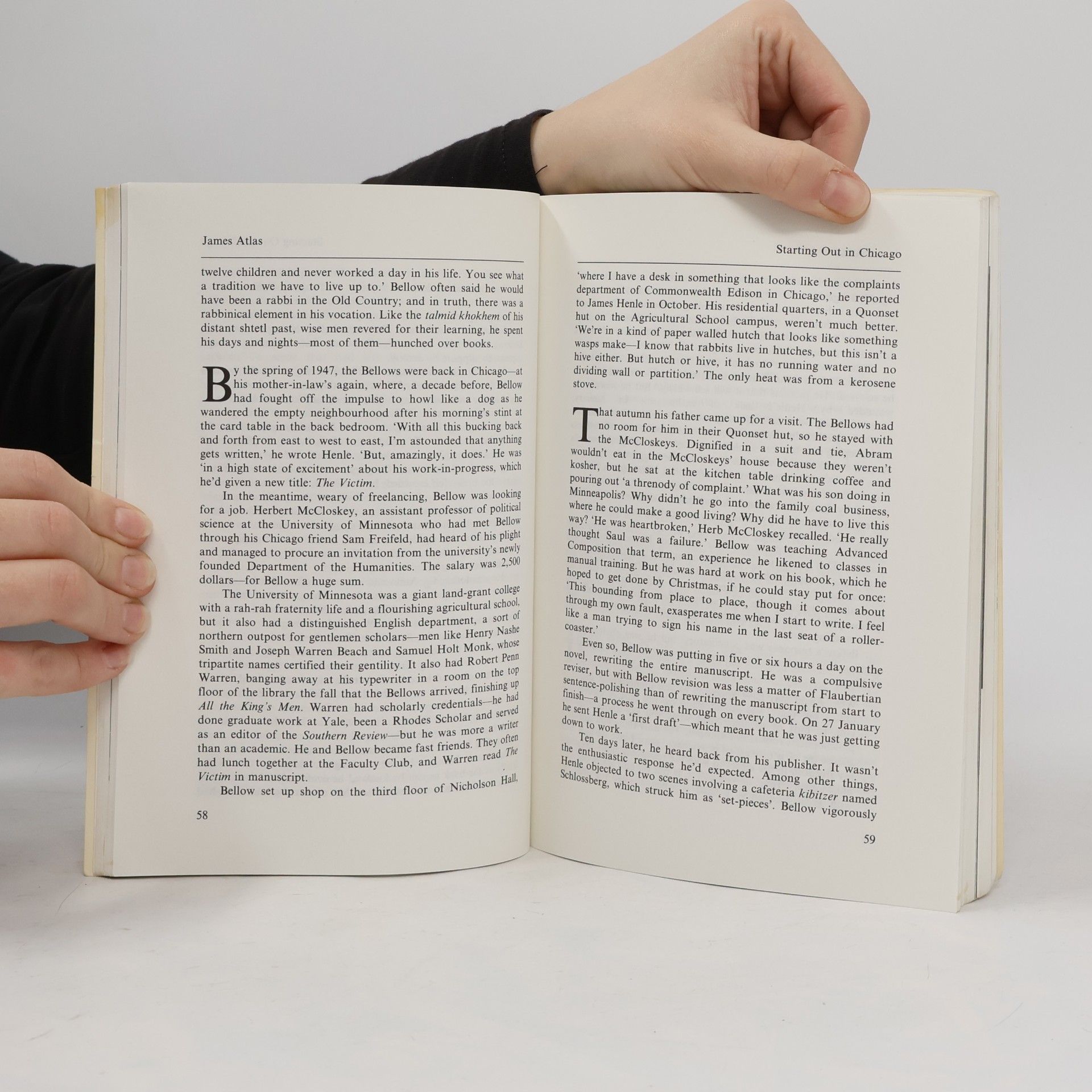 Saul Bellow Granta: Biography