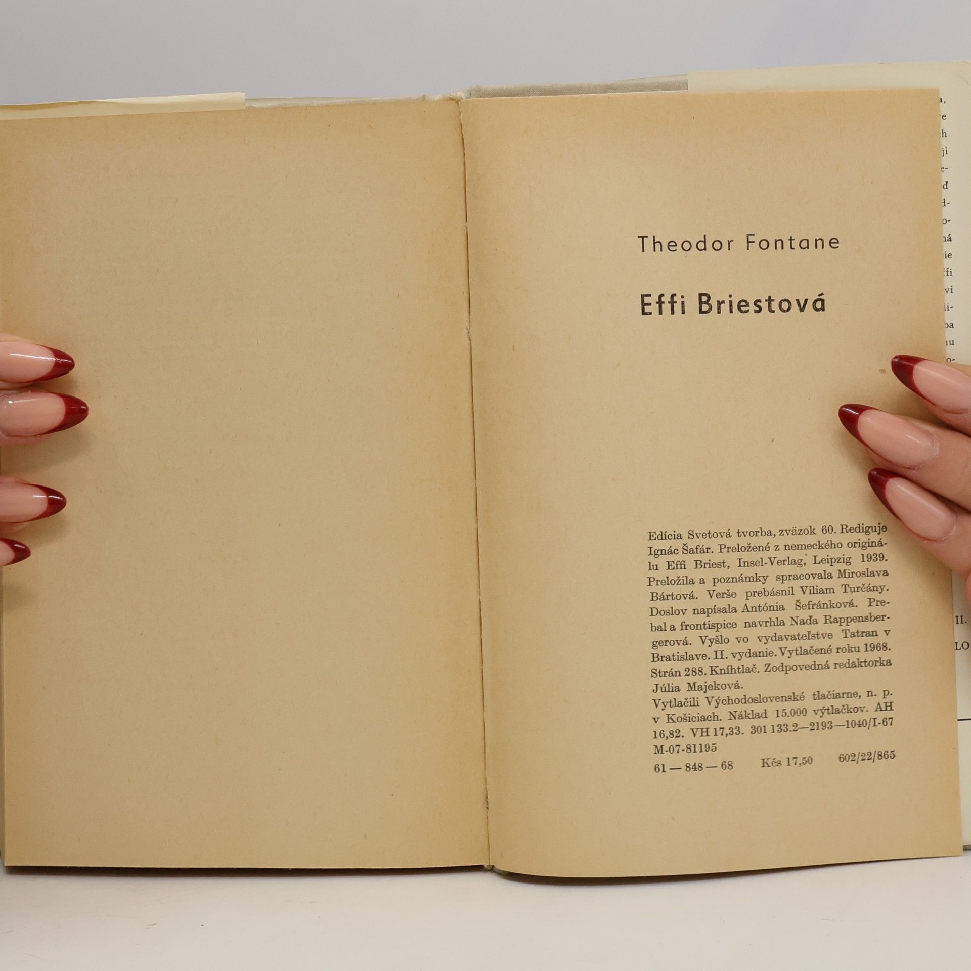 Theodor Fontane Effi Briestová