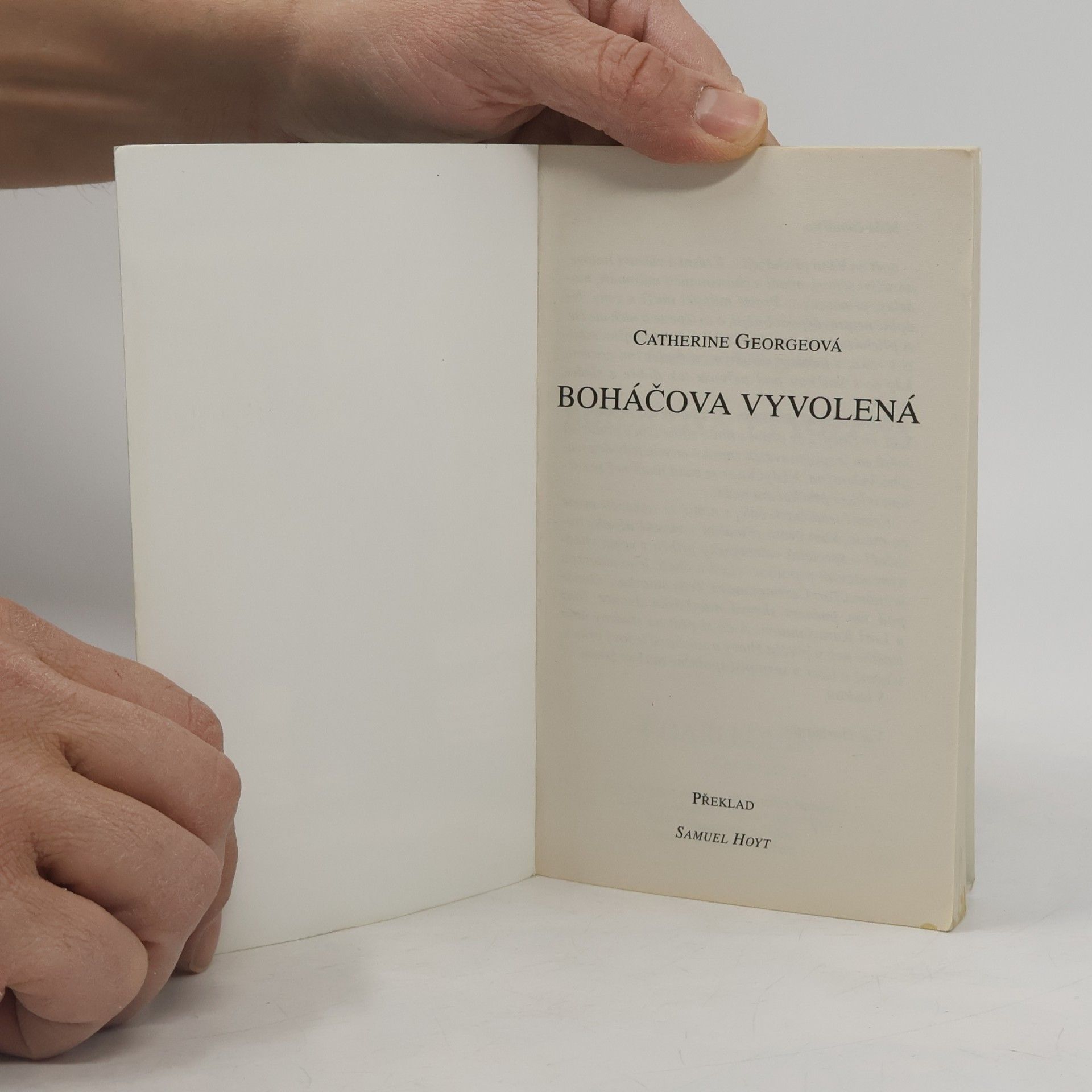 Catherine George Boháčova vyvolená