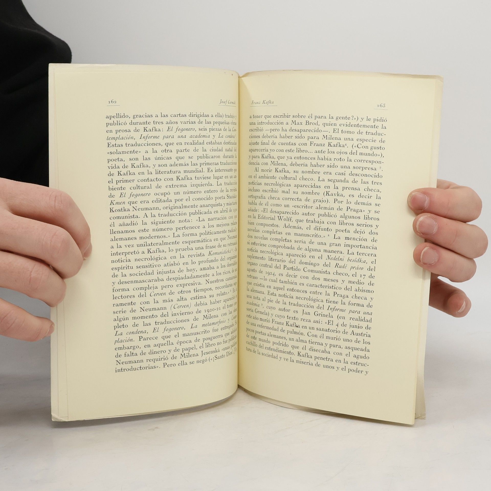 Josef Čermák Revista de Occidente 71. Franz Kafka