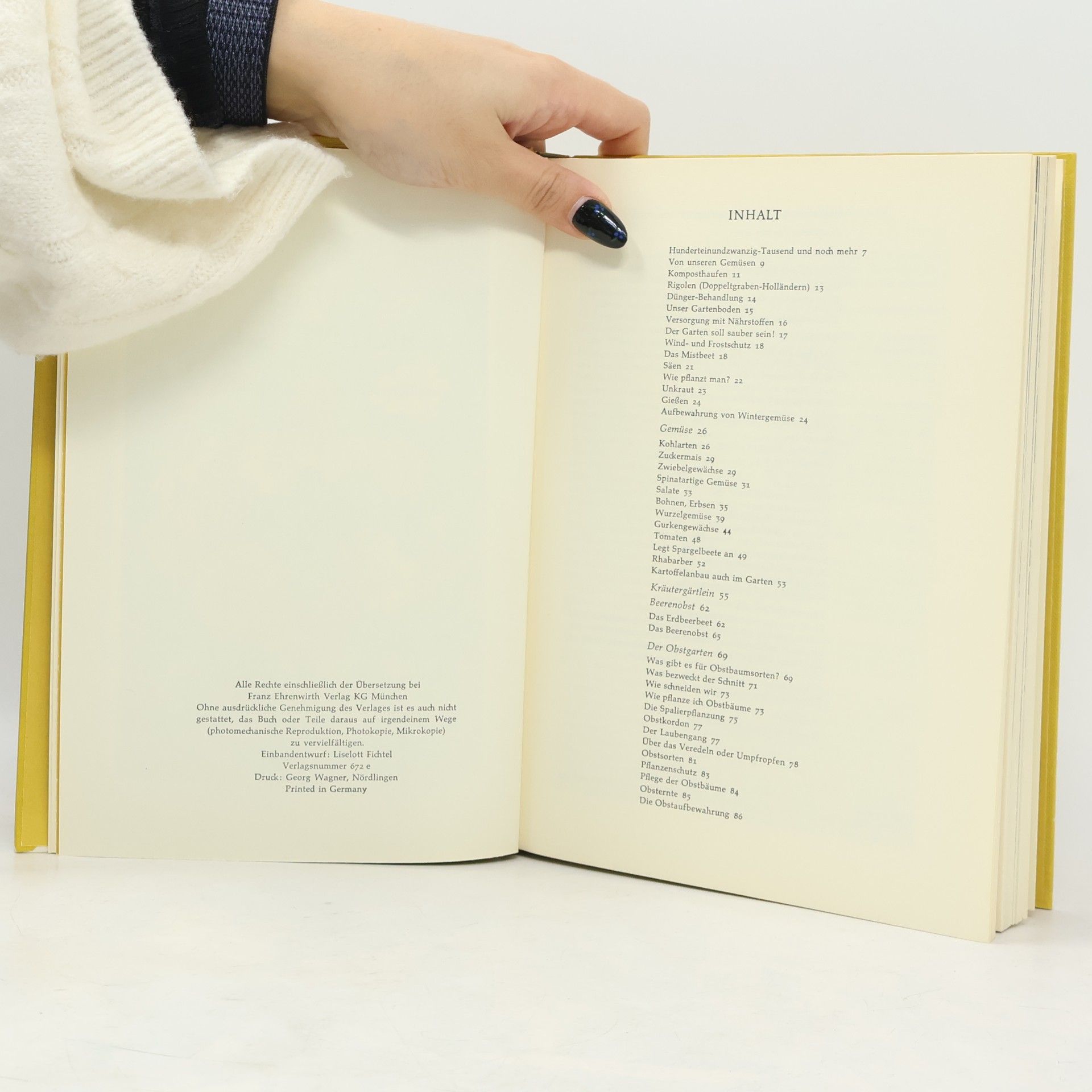 Elly Petersen Das gelbe Gartenbuch