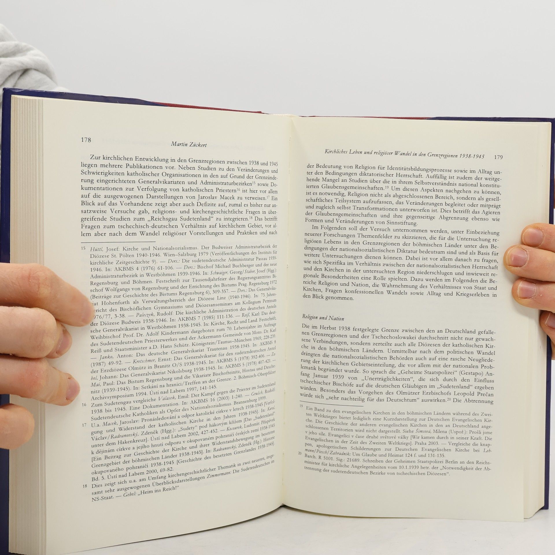 Martin Zückert Veröffentlichungen des Collegium Carolinum: Religion in den böhmischen Ländern 1938-1948