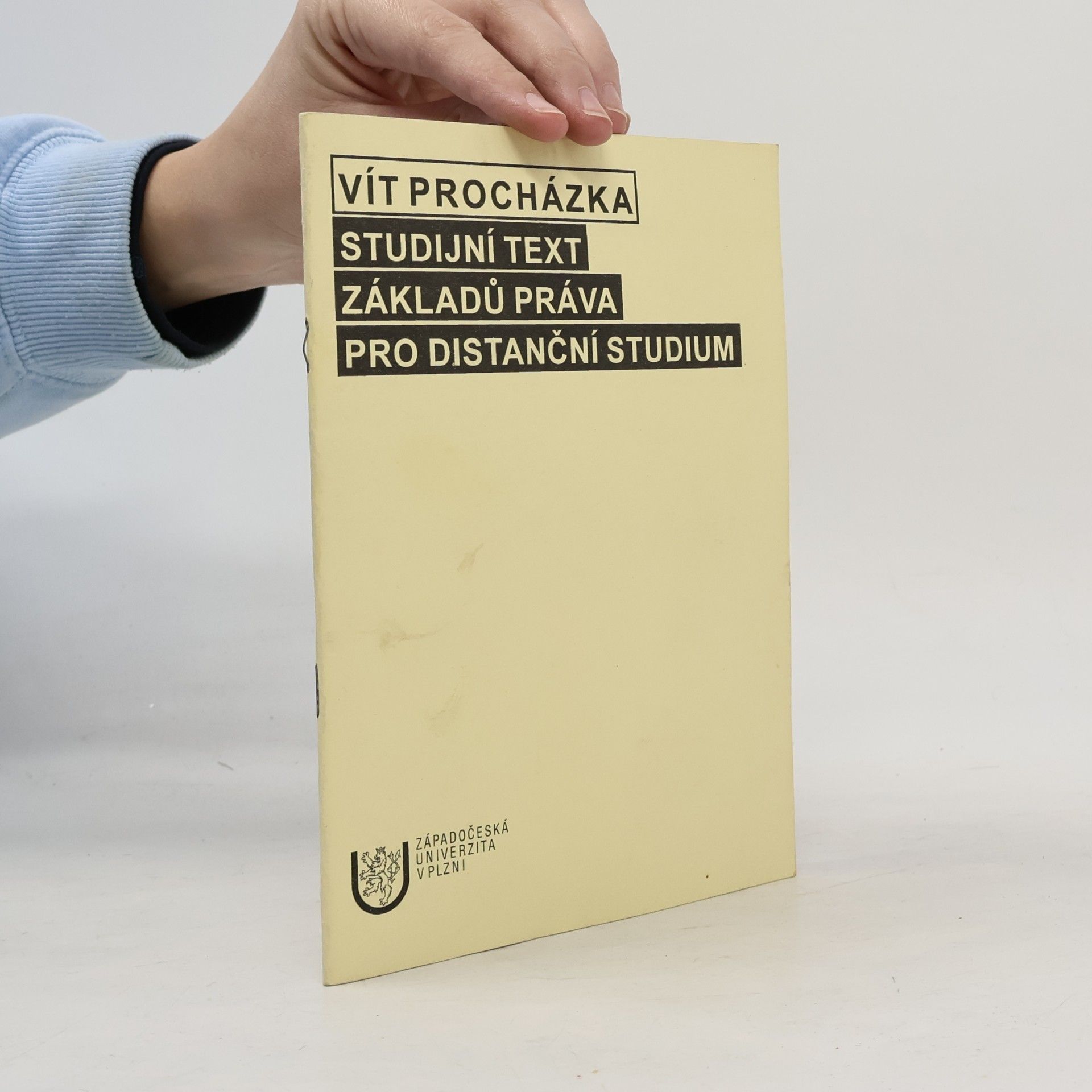 Studijní text základů práva pro distanční studium