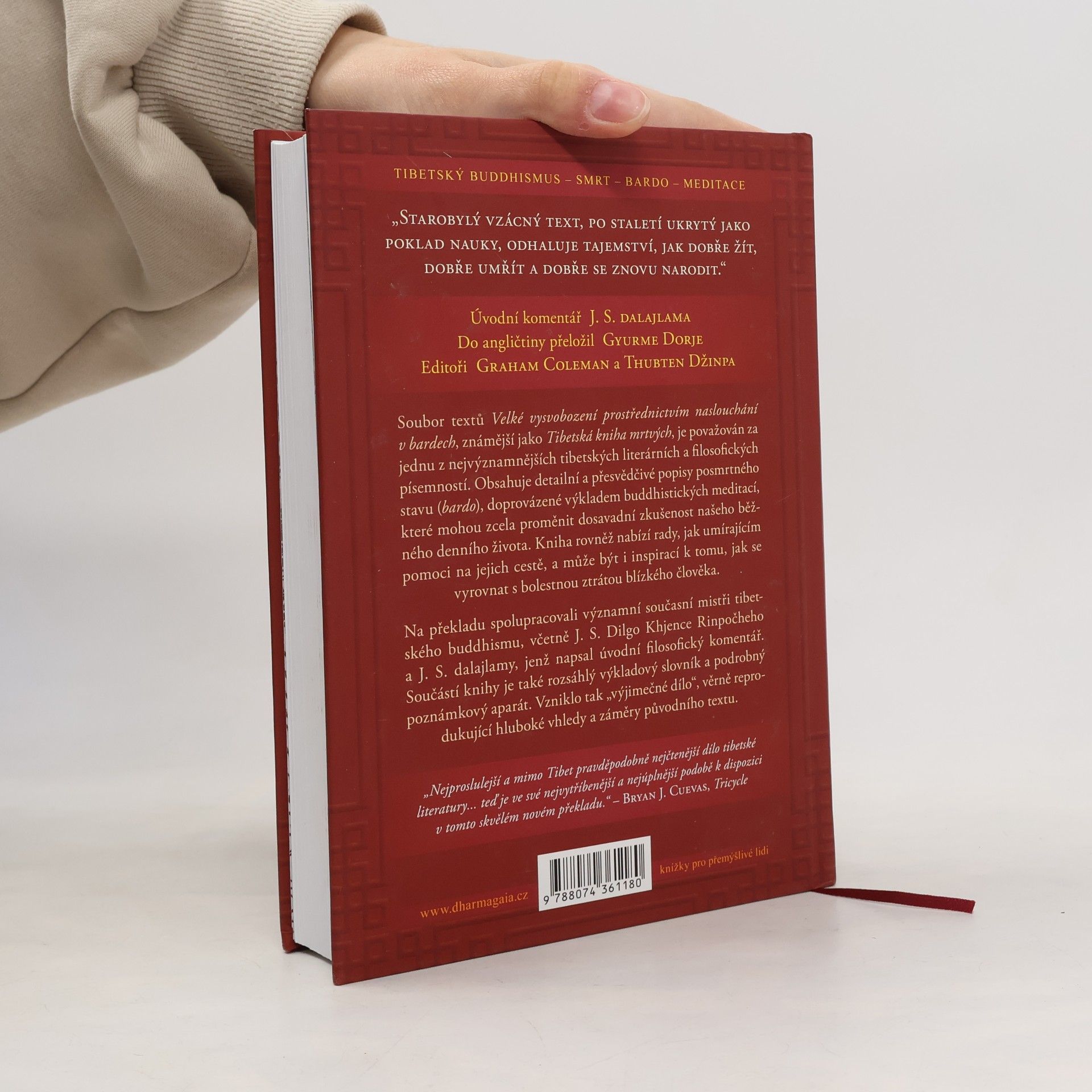Various authors Tibetská kniha mrtvých. Bardo thödol. První úplný překlad cyklu nauk