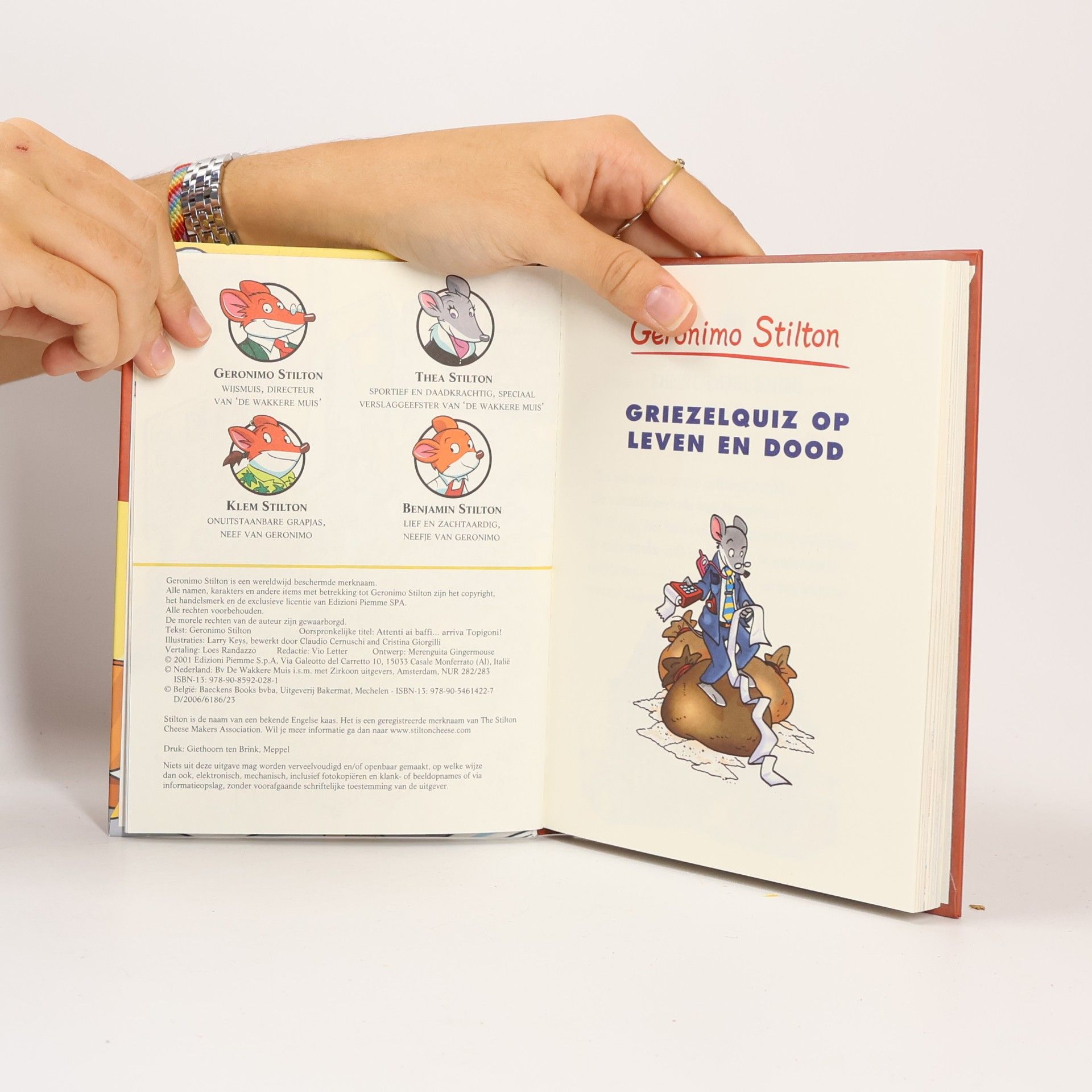 Elisabetta Dami Geronimo Stilton - 25: Griezelquiz op leven en dood