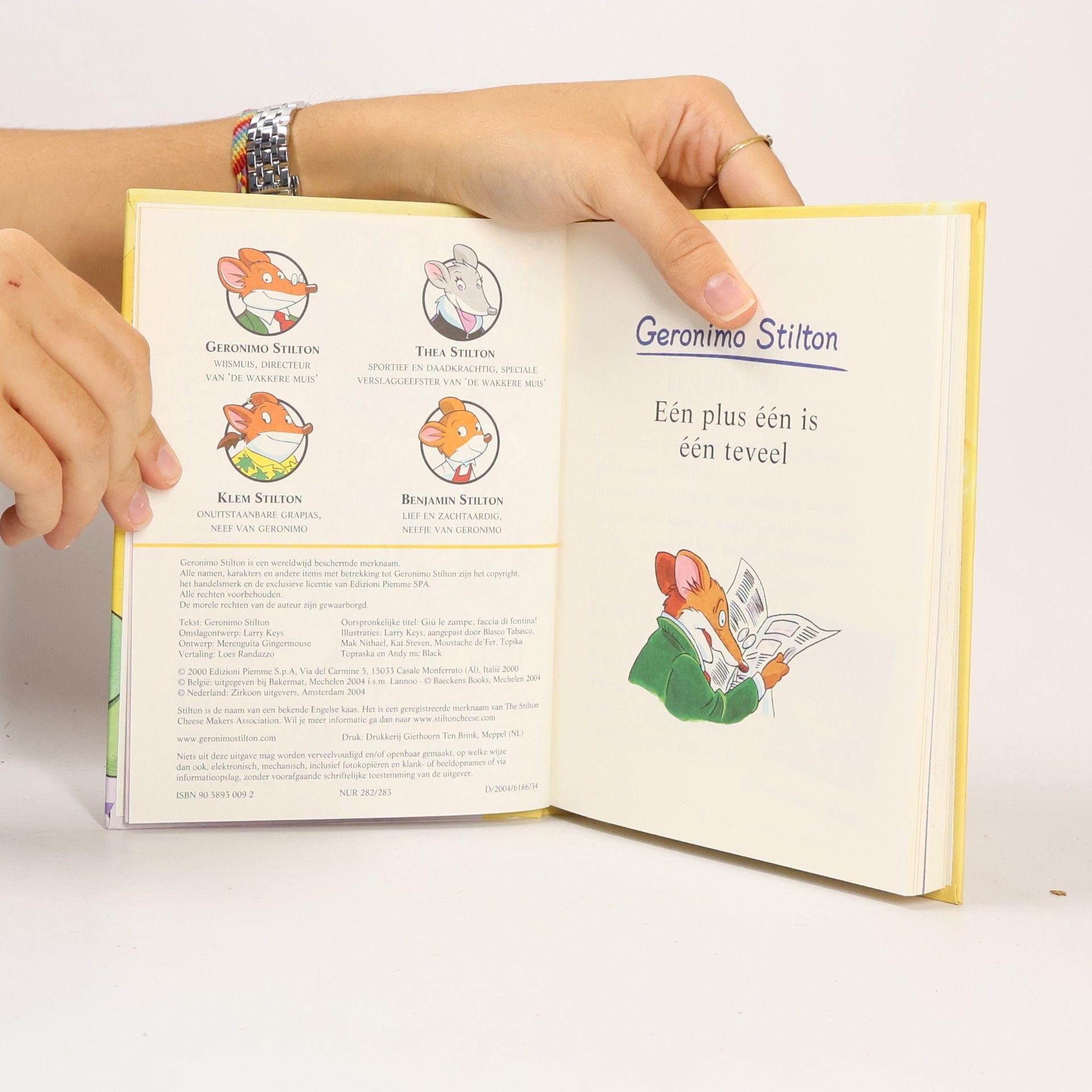Elisabetta Dami Geronimo Stilton: Eén plus één is één teveel