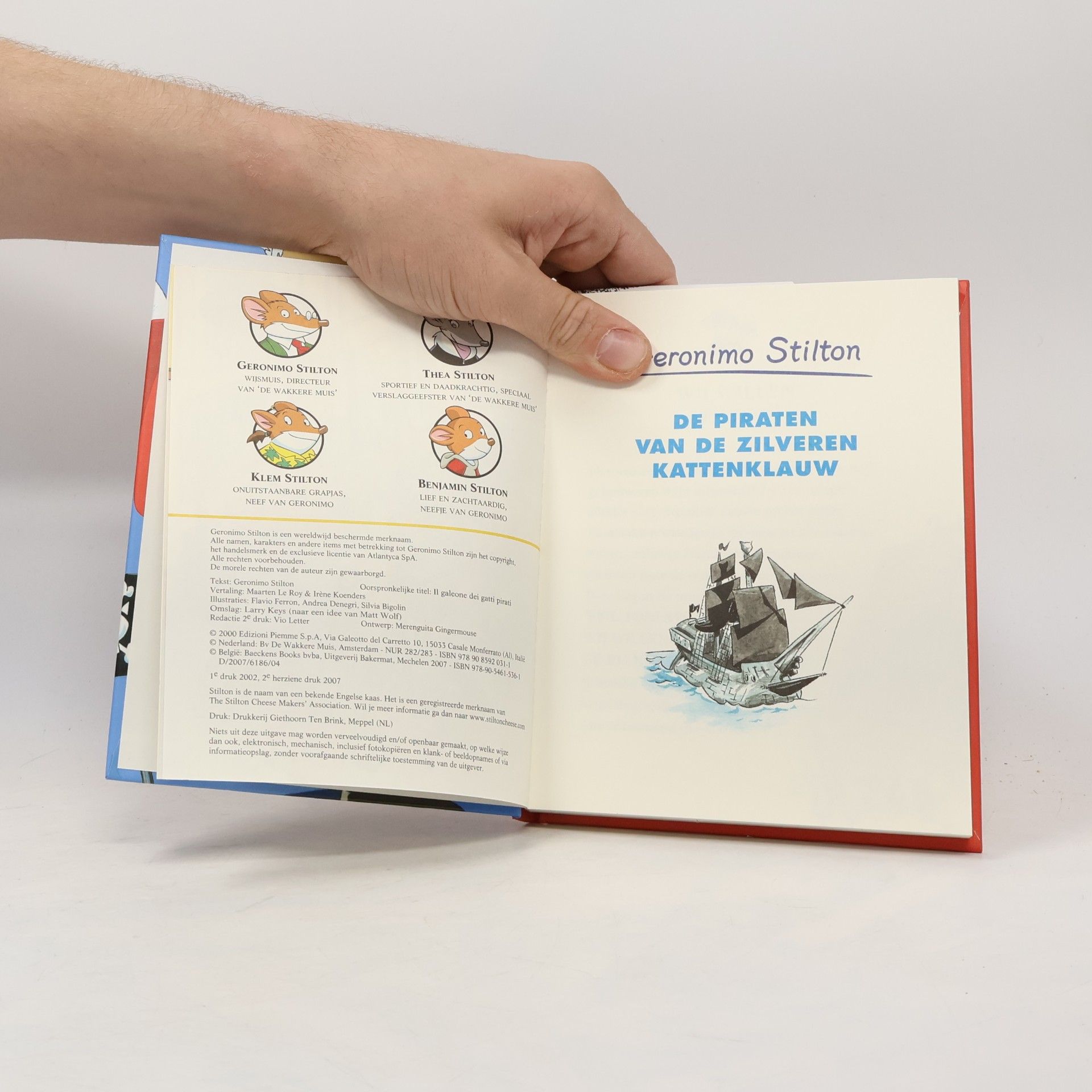 Elisabetta Dami Geronimo Stilton - 3: De piraten van de Zilveren Kattenklauw