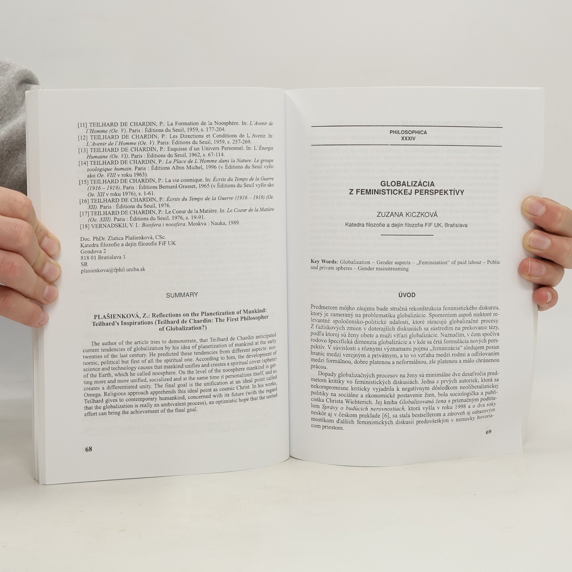 Autorenkollektiv Éra globalizácie vo filozofickej reflexii XXXIV