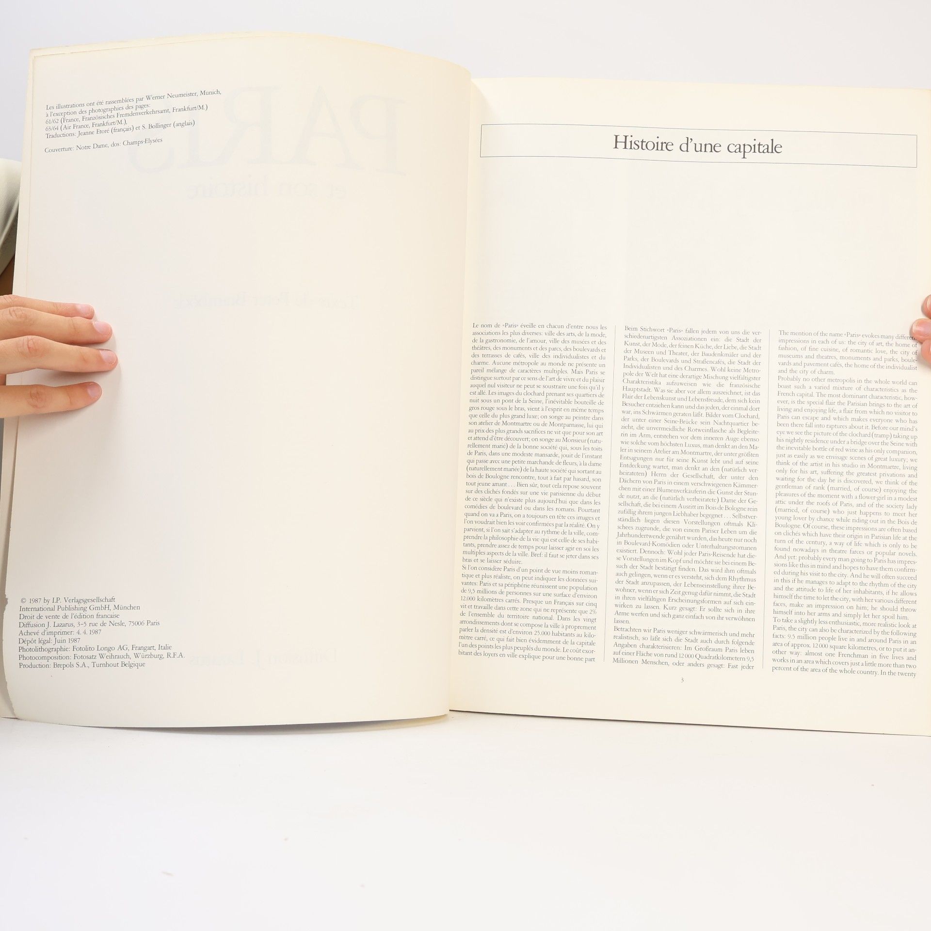 Werner Neumeister Paris et son histoire