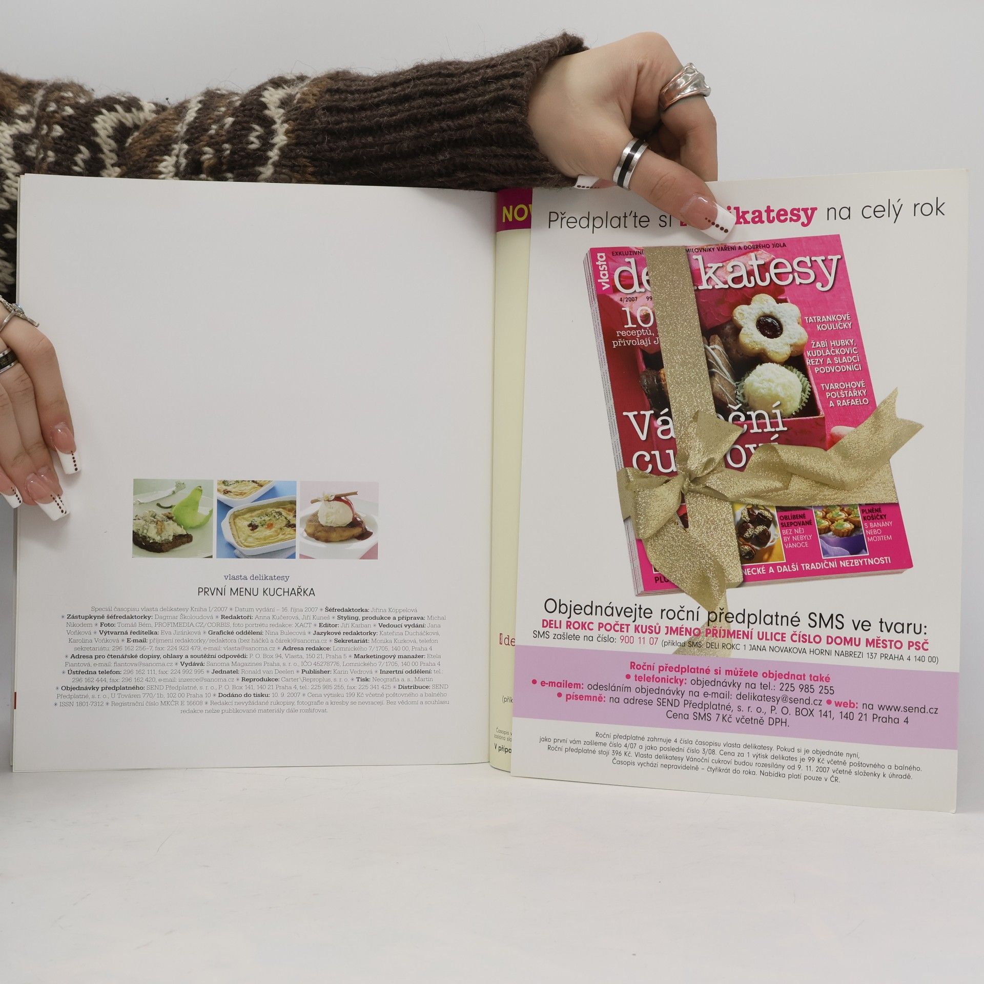 AA.VV. Delikatesy. První menu kuchařka Vlasta 1/2007