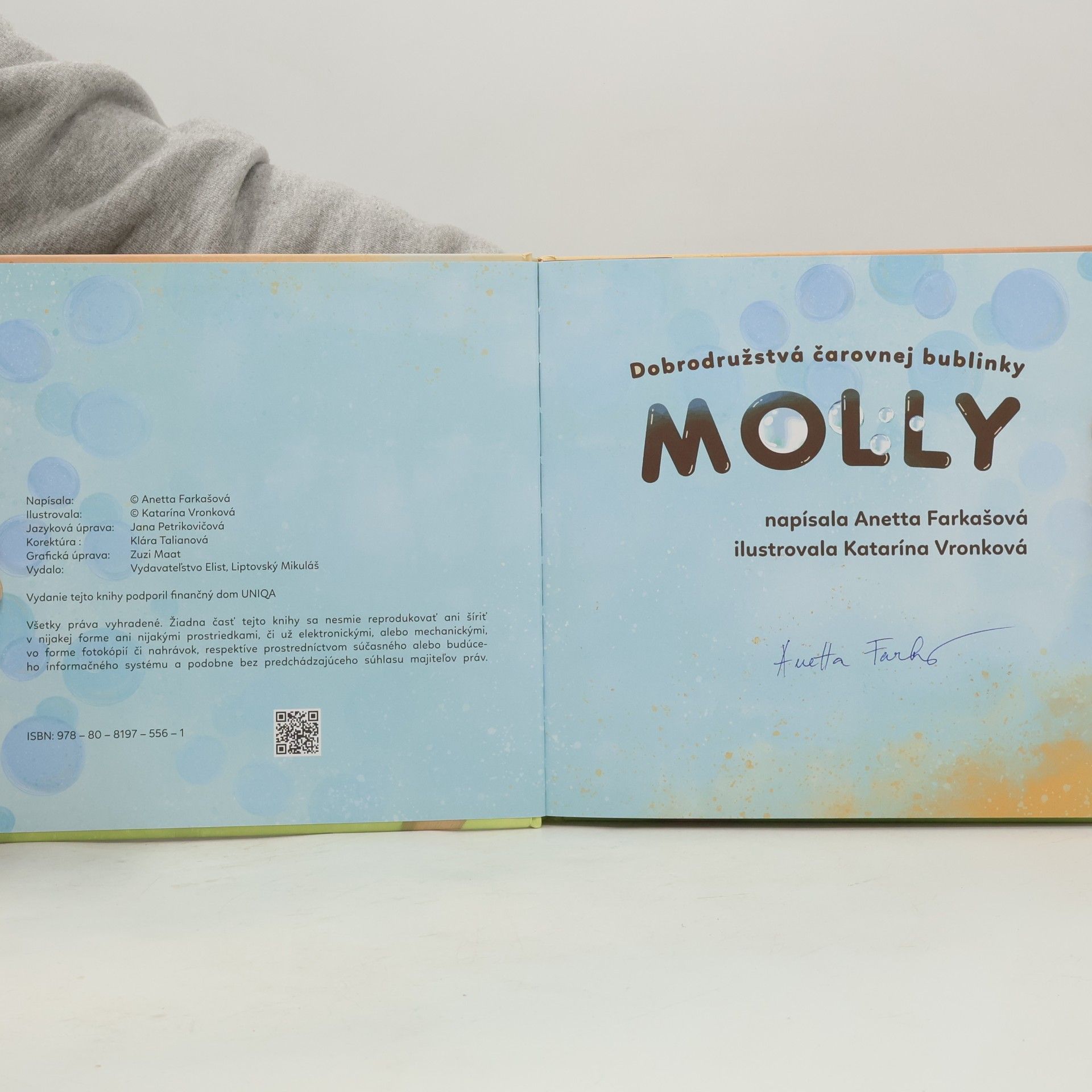Katarína Vronková Dobrodružstvá čarovnej bublinky Molly