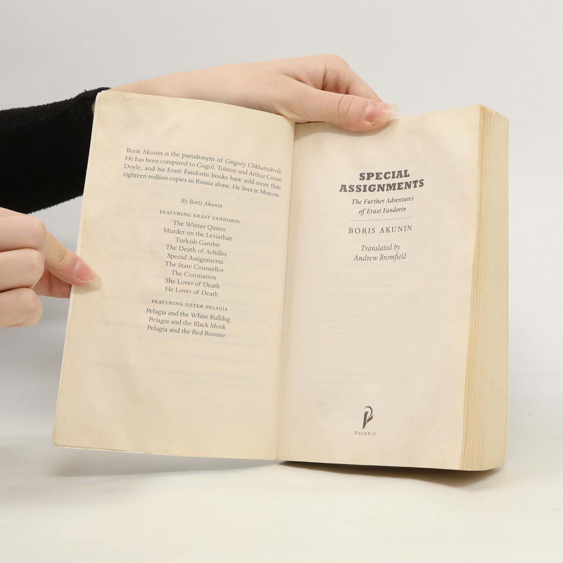 Boris Akunin Special assignments : the further adventures of Erast Fandorin