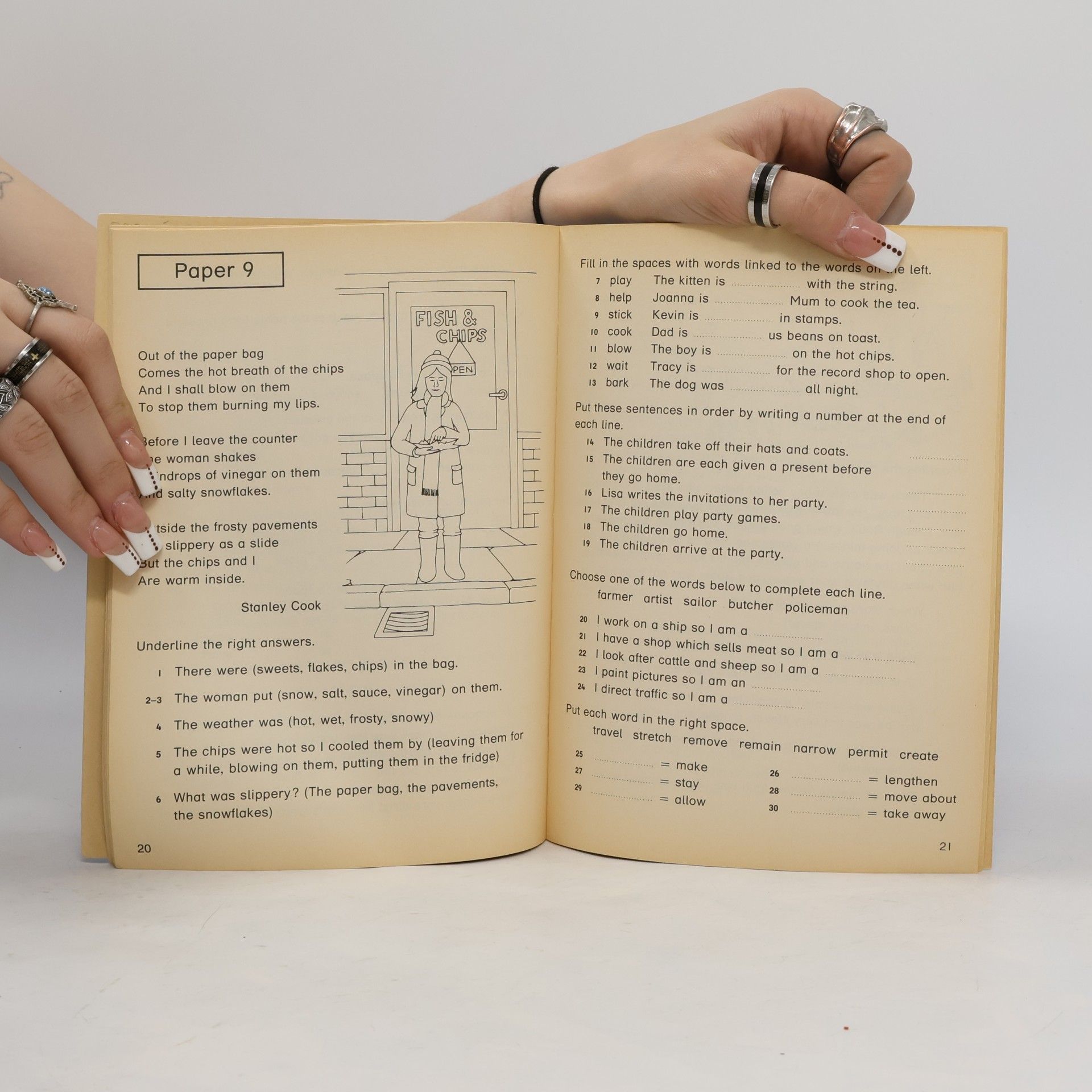 J. M. Bond First Year Assessment Papers In English