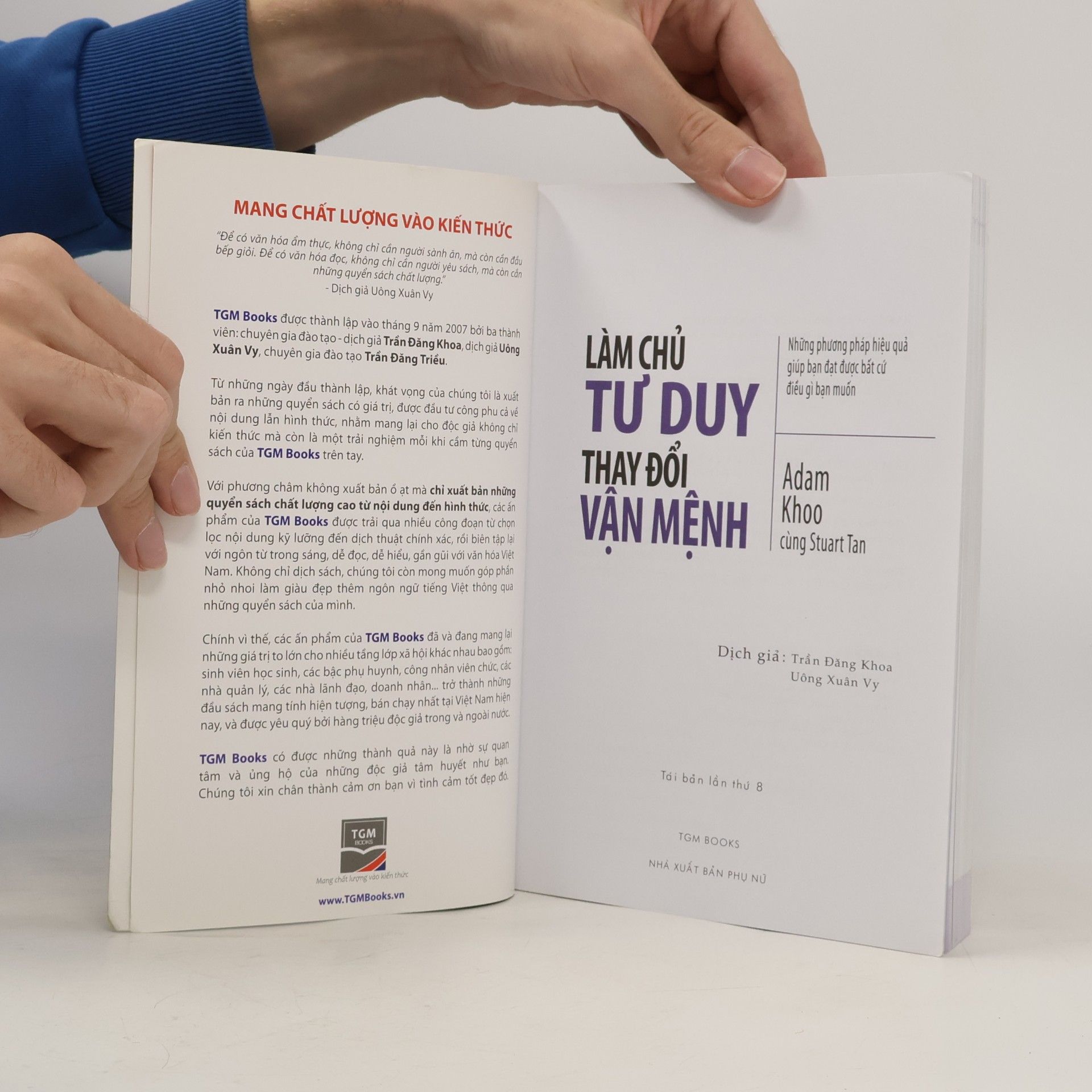 Adam Khoo Làm Chủ Tư Duy, Thay Đổi Vận Mệnh