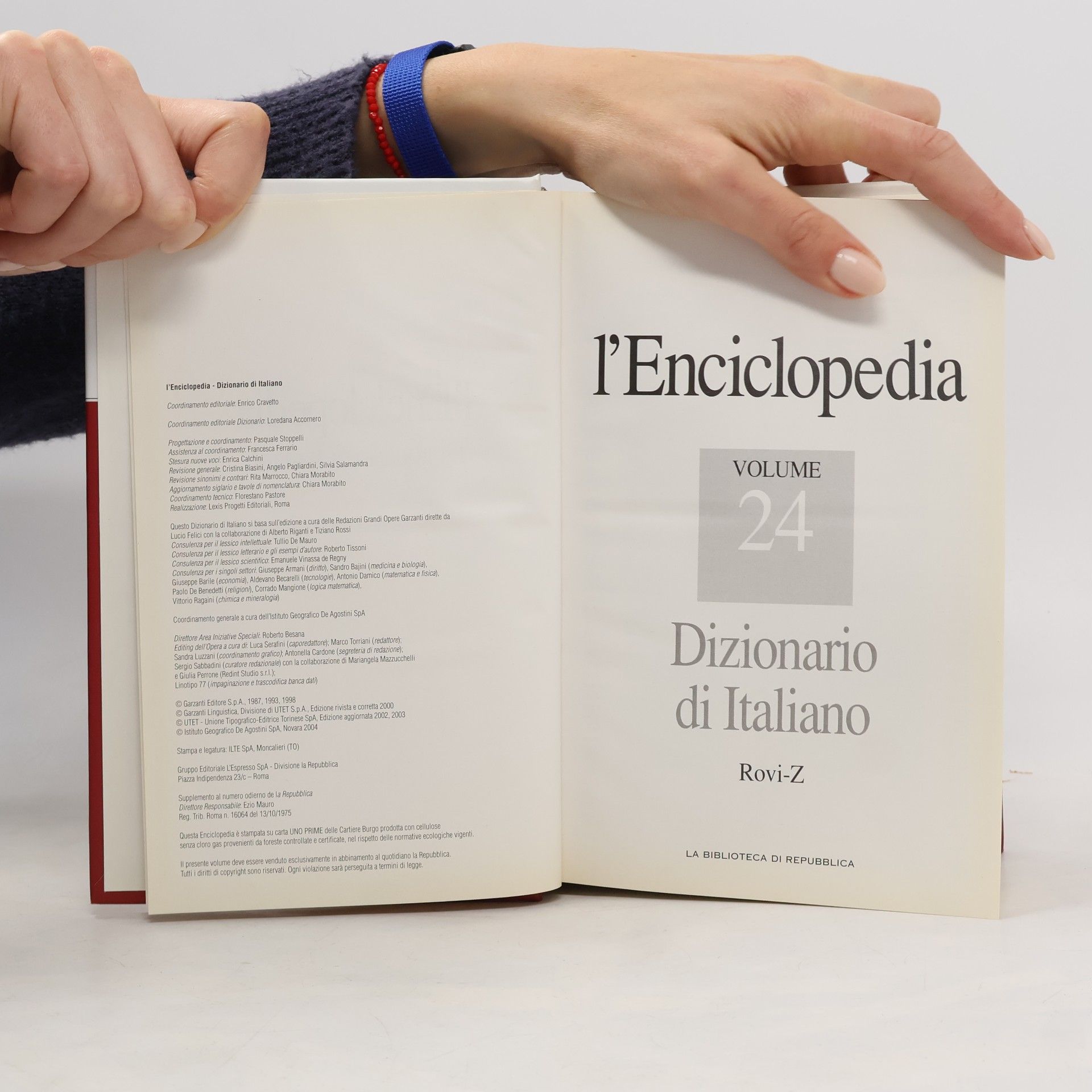 Autores varios l'Enciclopedia. Dizionario di Italiano 24. Rovi-Z