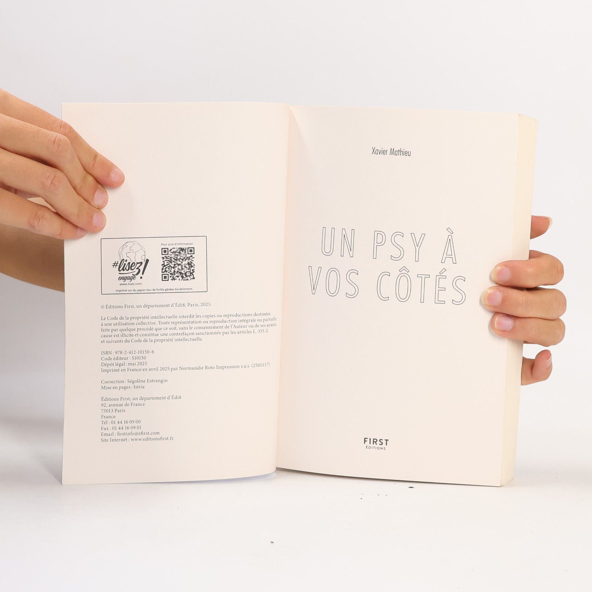 Xavier Mathieu Un psy à vos côtés